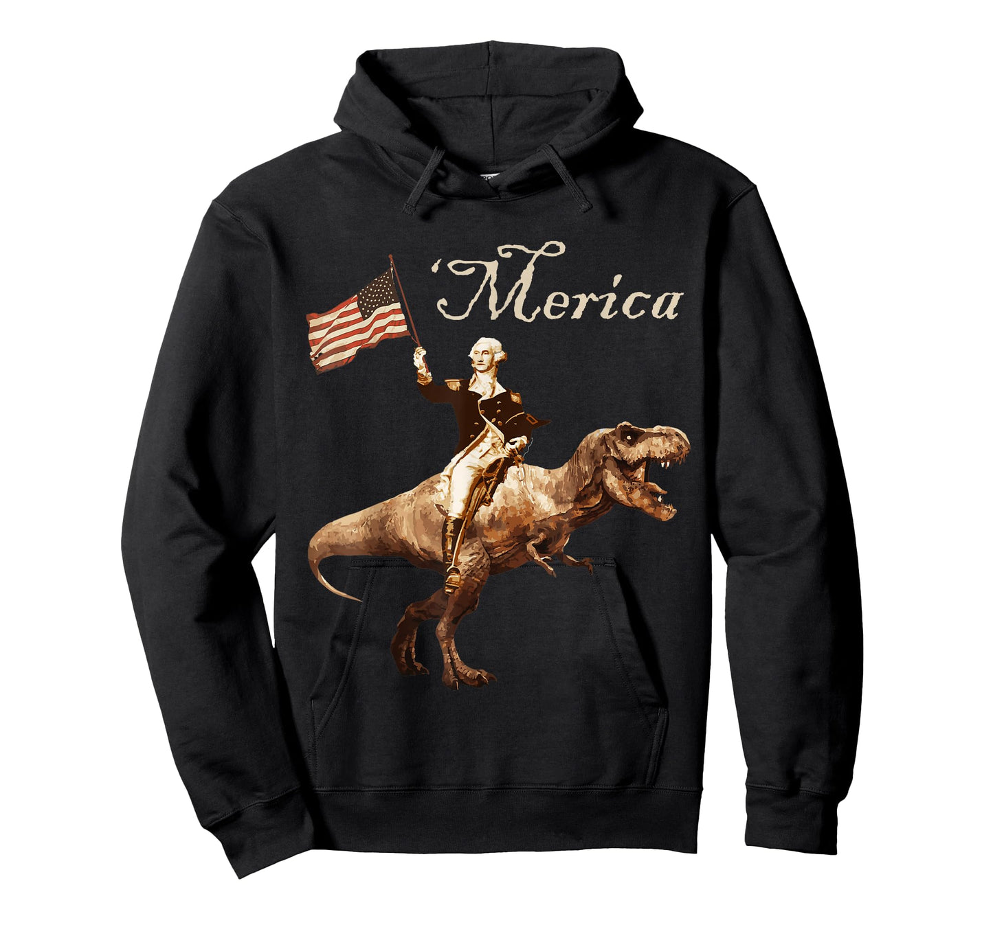 George Washington Riding a Tyrannosaurus Rex 'Merica T-Shirt T-Shirt