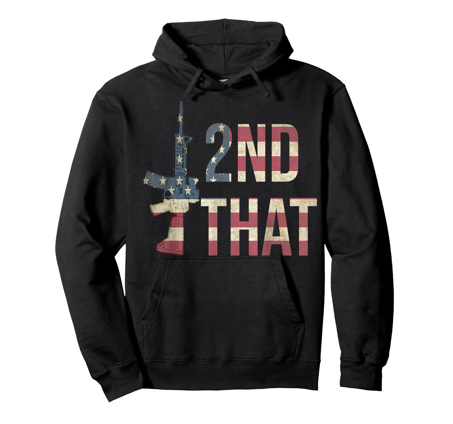 USA Flag Patriotic Pro Gun AR-15 I 2nd That Second Amendment T-Shirt