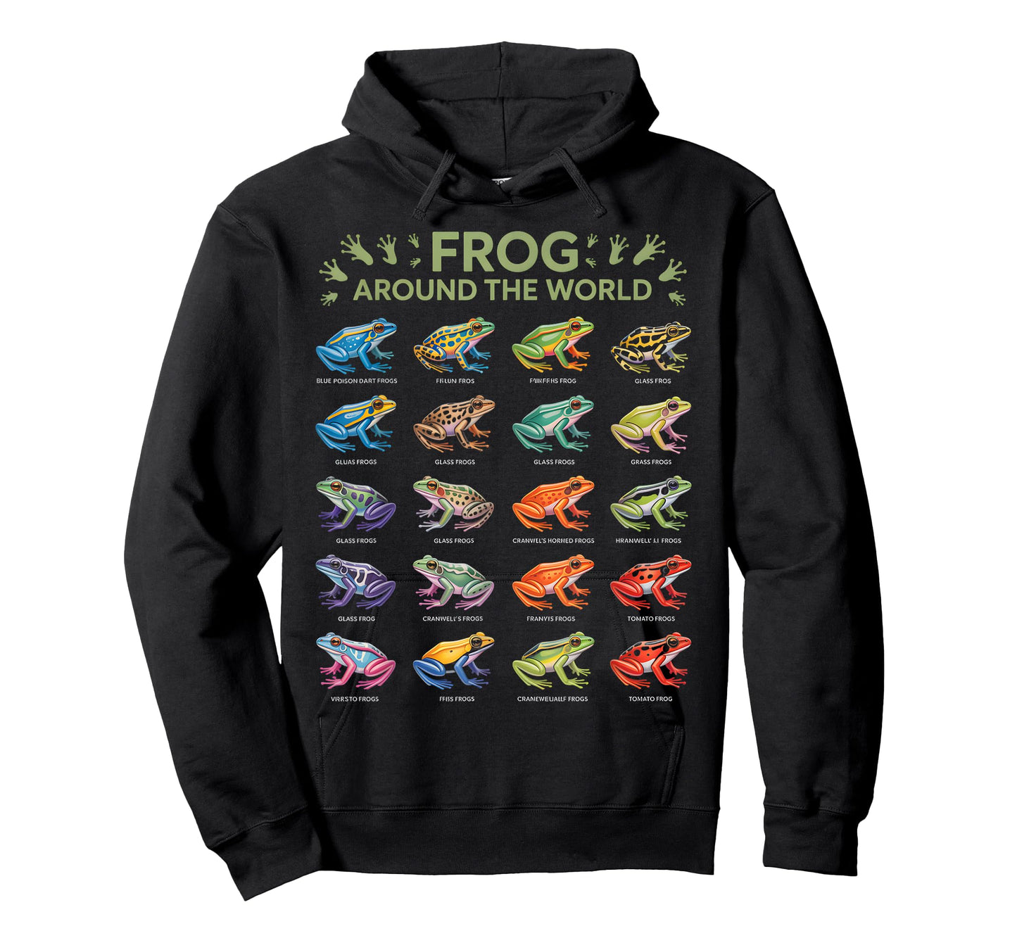 Frogs Around The World Educational Types of Frogs T-Shirt
