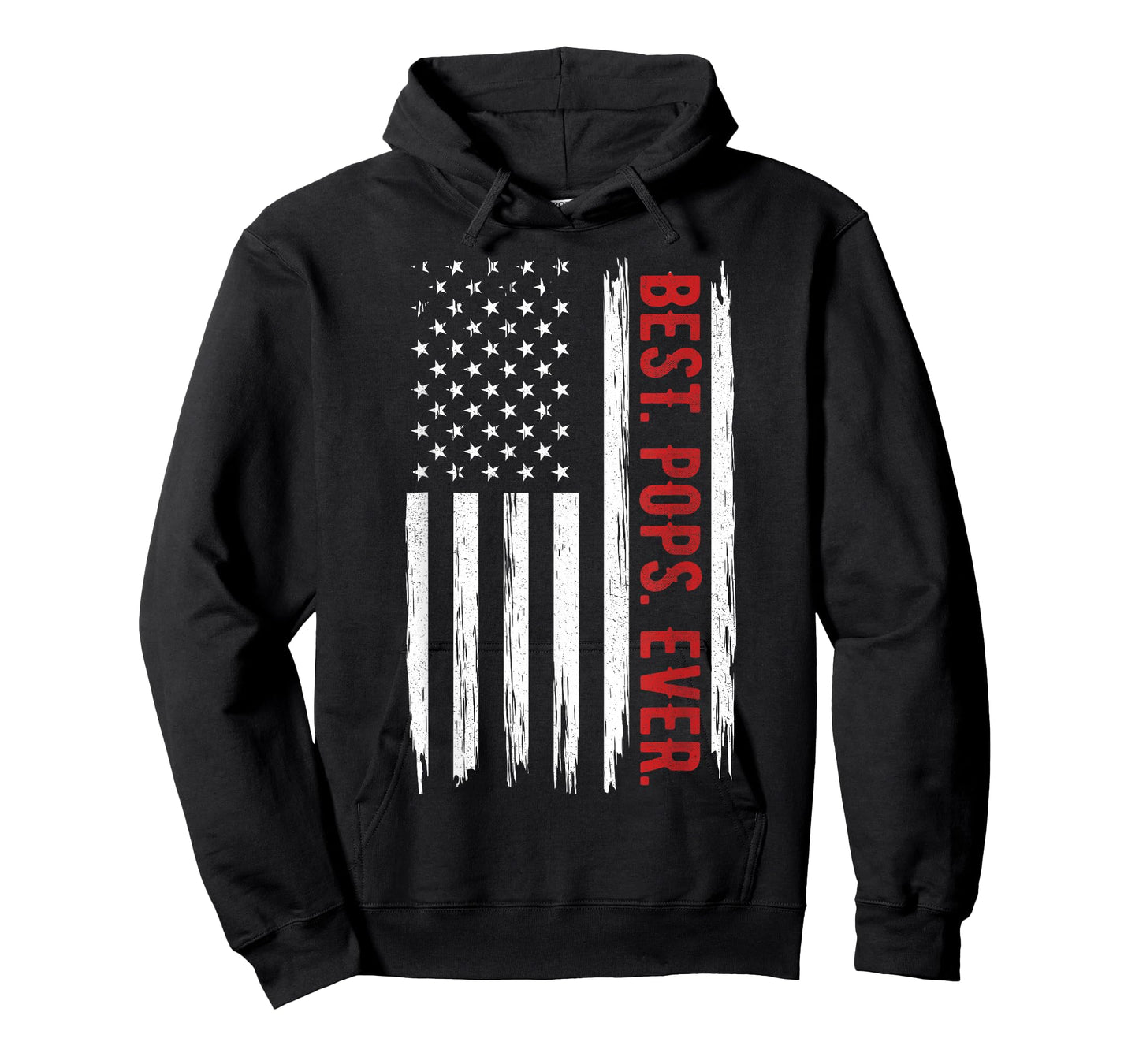 Best Pops Ever With US American Flag Gift For Father's Day T-Shirt