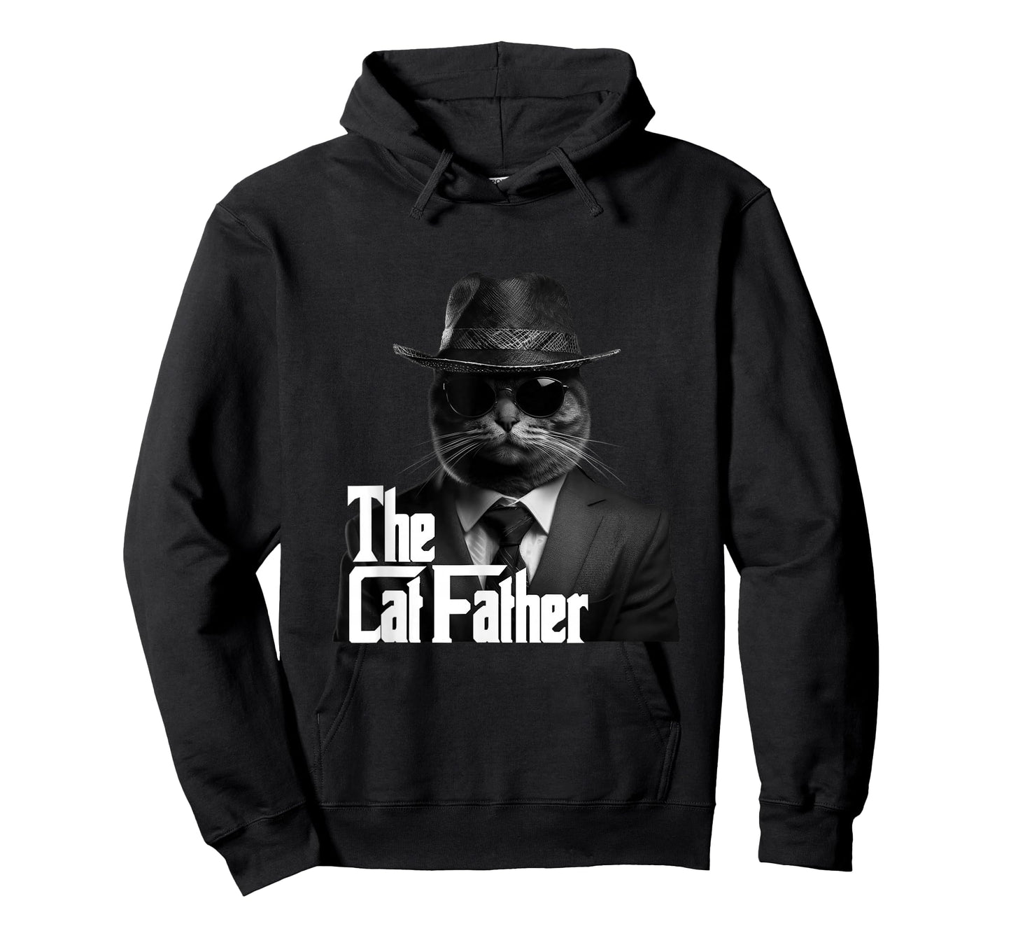 The Catfather Fathersday Best Birthday Cat Dad Funny Gift T-Shirt
