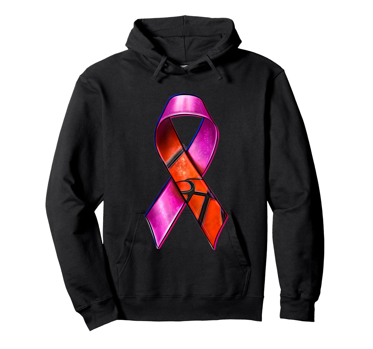 Basketball Pink Ribbon Breast Cancer Awareness Supporter T-Shirt
