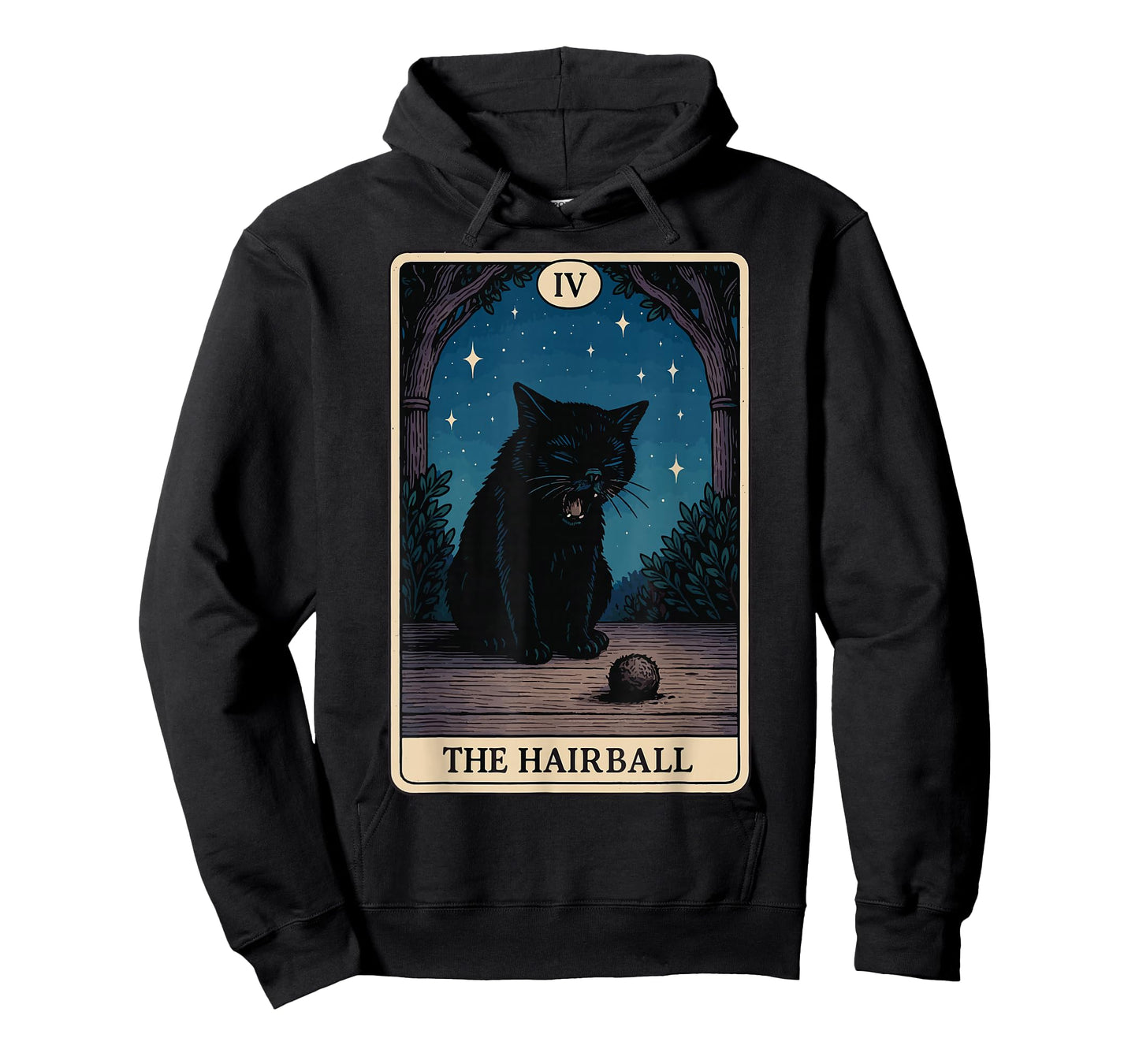 The Hairball Cat Tarot Card T-Shirt