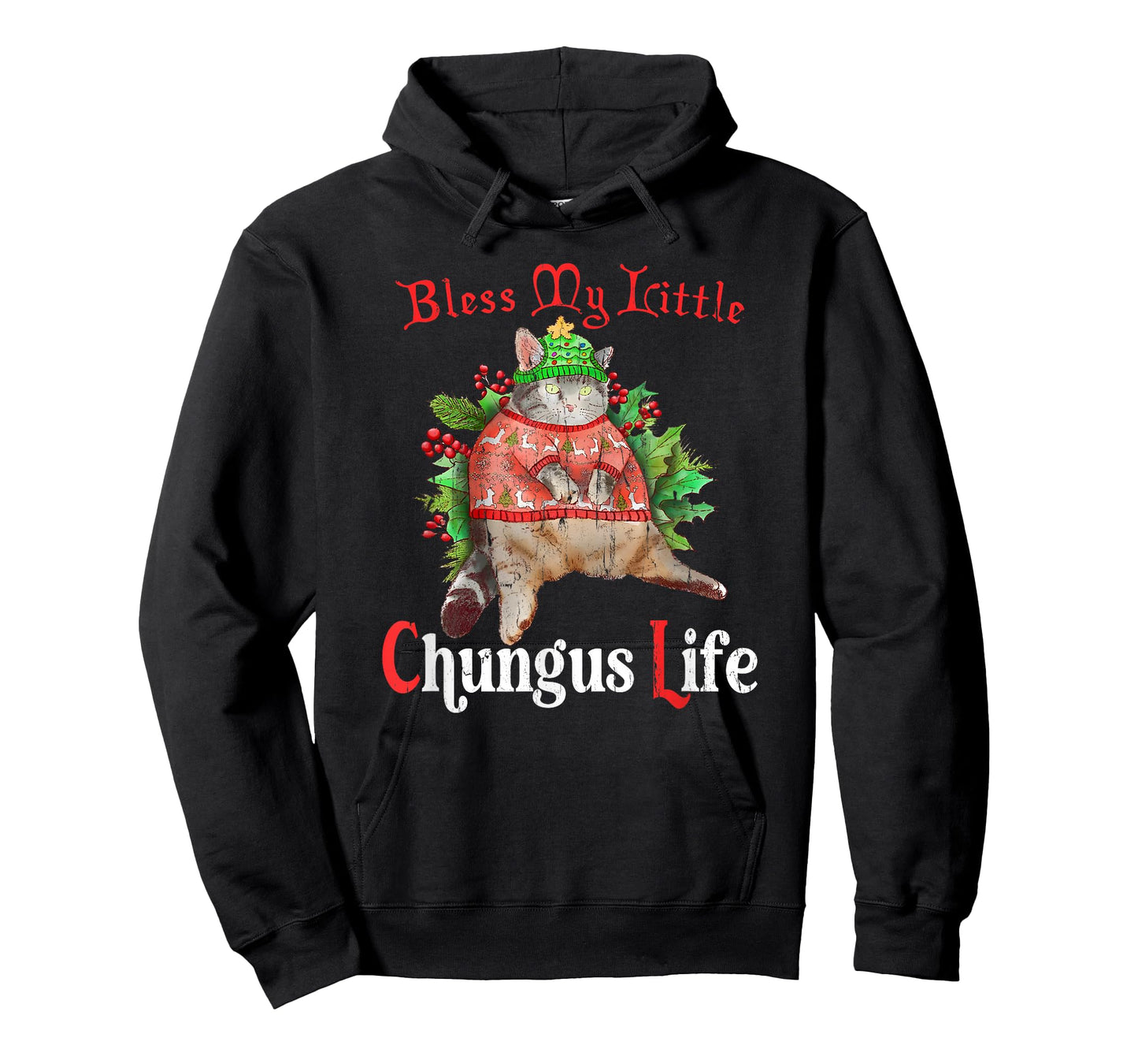 Blessed My Little Chungus Life, Meme Funny Cat T-Shirt