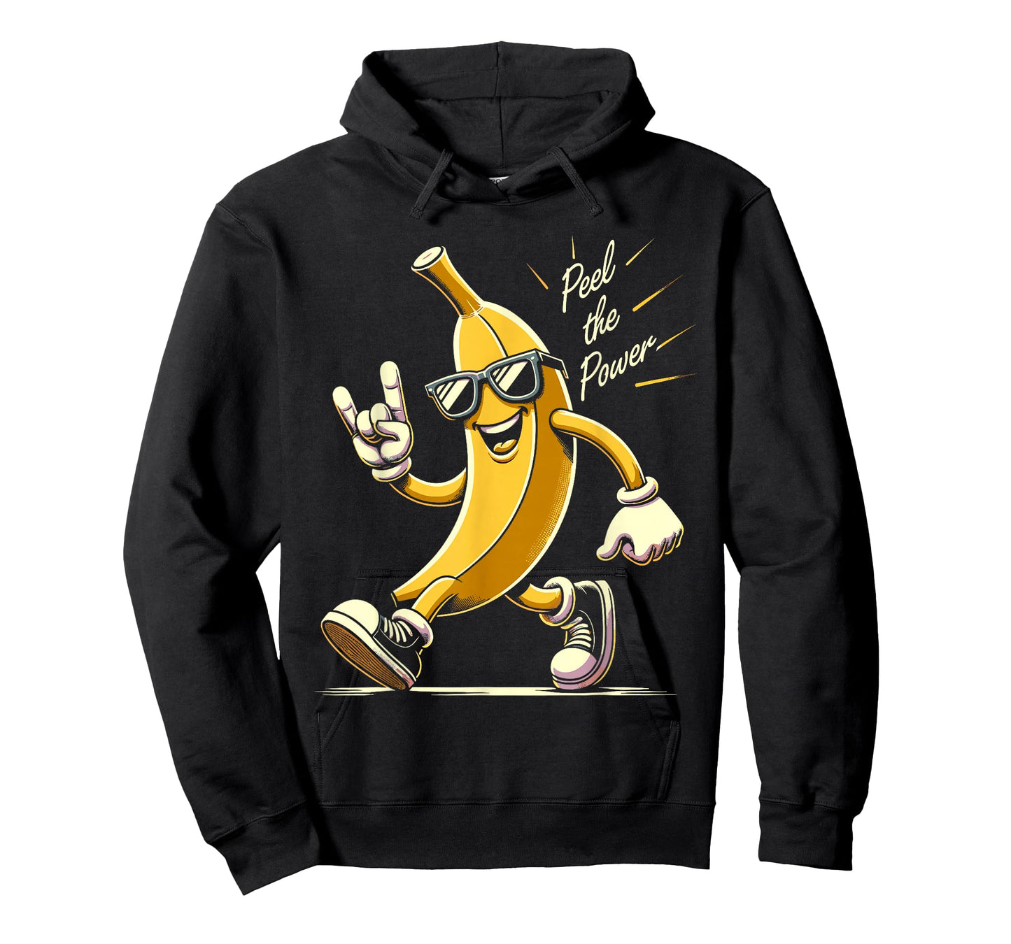 Retro Banana Pun Novelty Men Women Kids Funny Banana T-Shirt