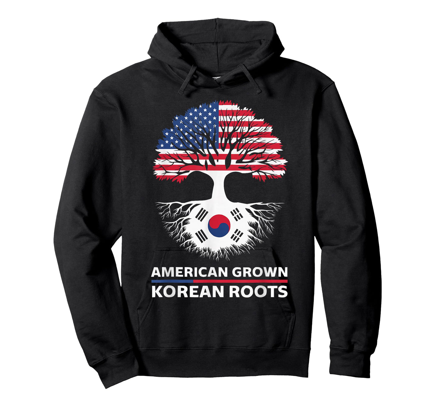 Half American Half Korean USA Flag South Korea America T-Shirt