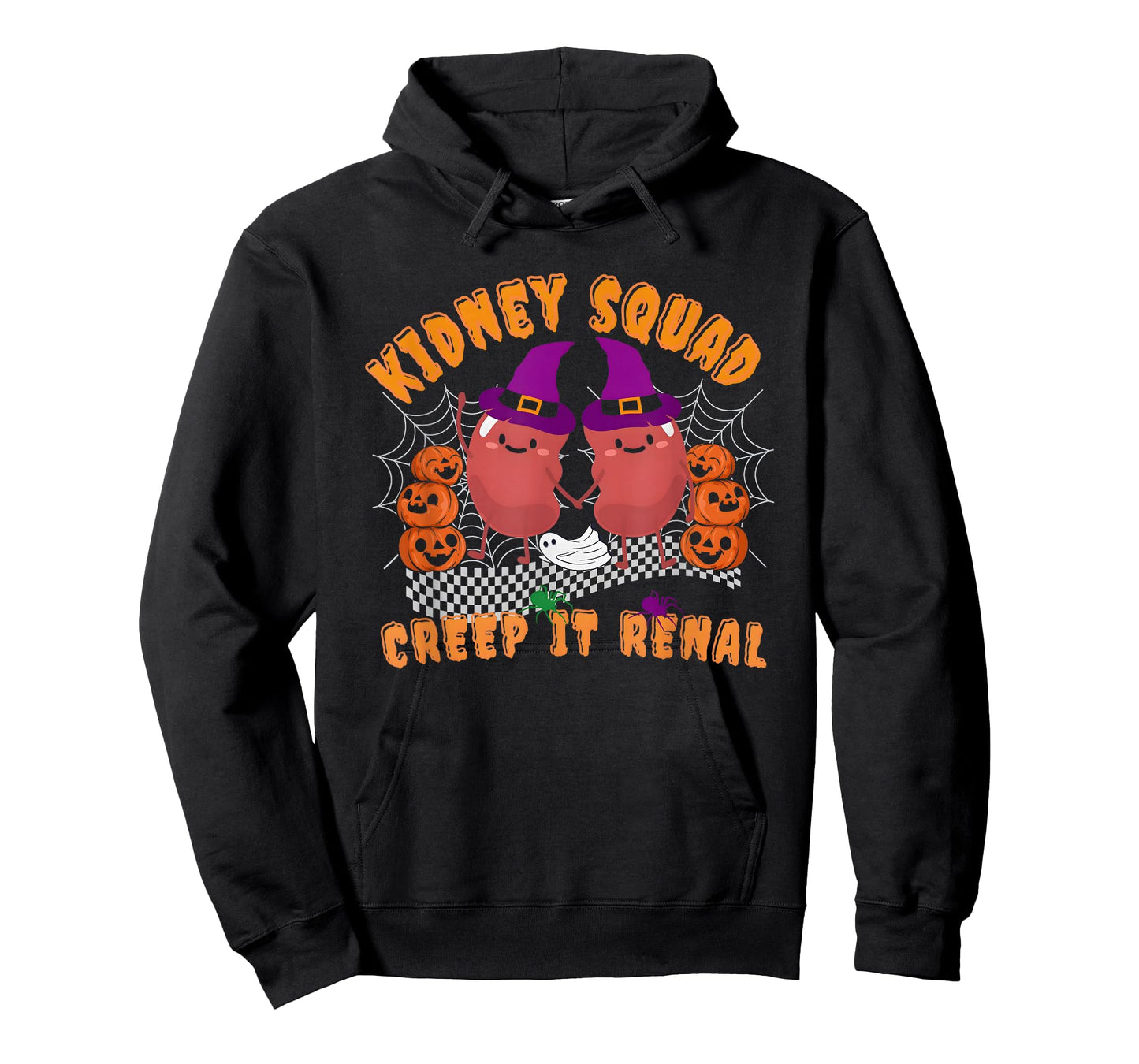 Halloween Kidney Retro Dialysis Kidney Health Gift Kidney T-Shirt