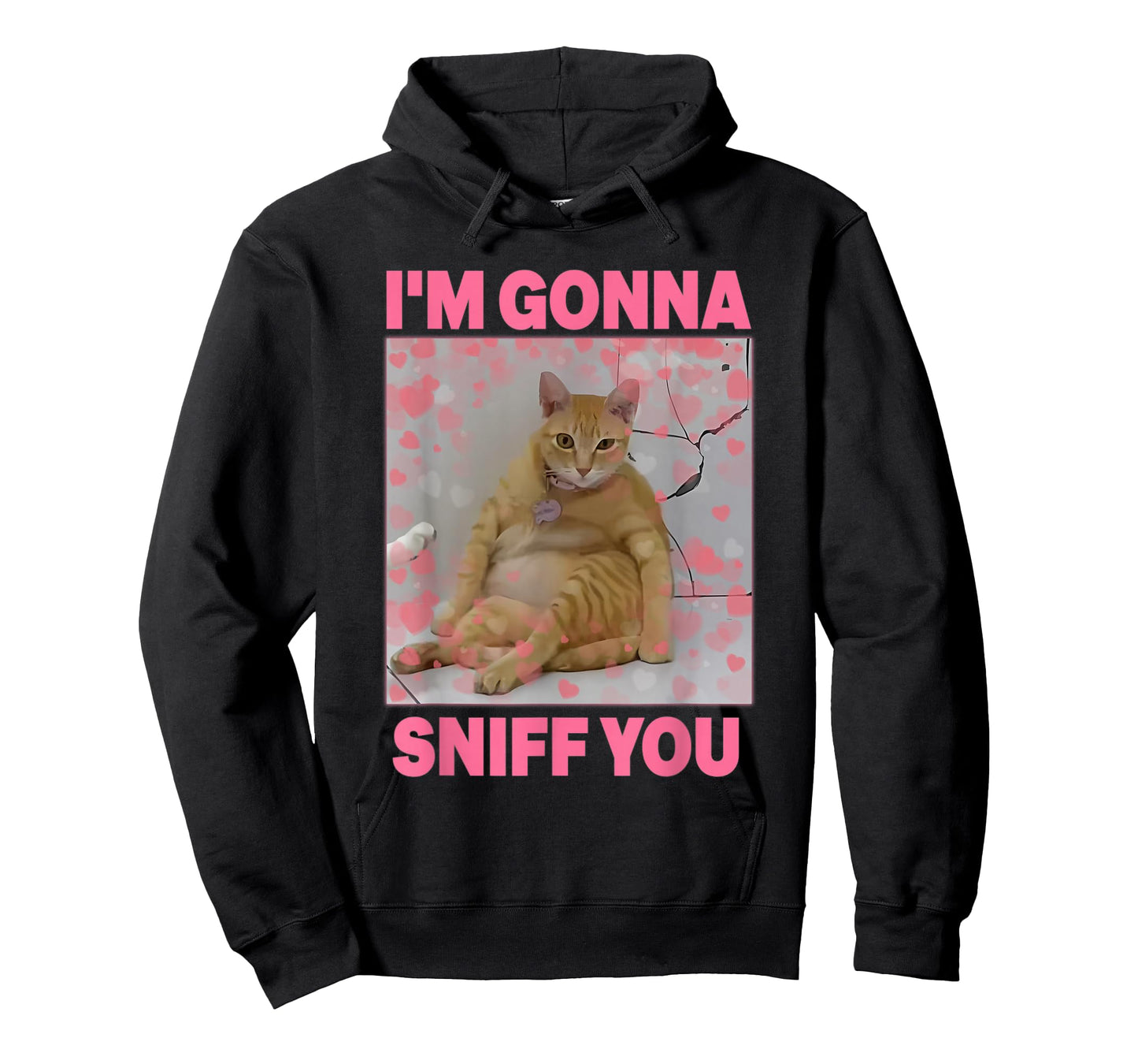 Funny Cat Meme Im Gonna Sniff You Goofy Ahh Unhinged T-Shirt