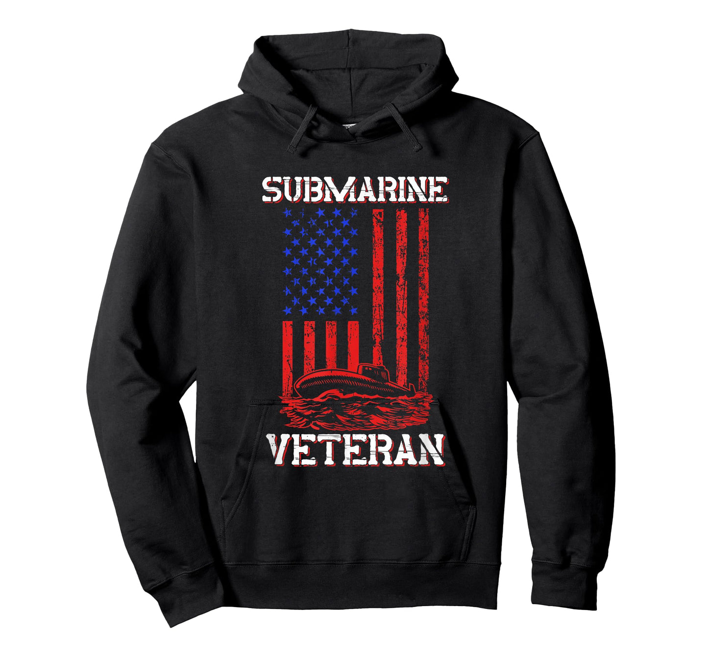 Submarine Veteran Flag Patriotic Sub Service Submariner T-Shirt