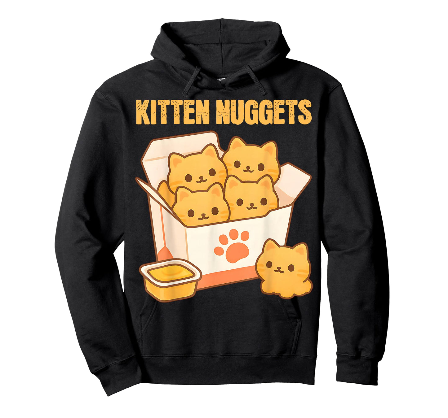 Kitten Nuggets Food Pun Cat Lover 2025 Funny Chicken Nugget T-Shirt