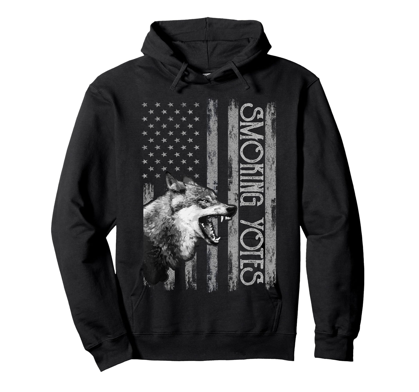 Coyote Hunting USA Apparel, American Flag Hunter US Men T-Shirt