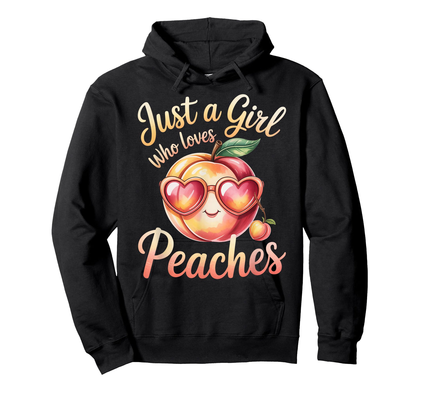 Cute Just A Girl Who Loves Peaches - Peaches Fruit Lovers T-Shirt