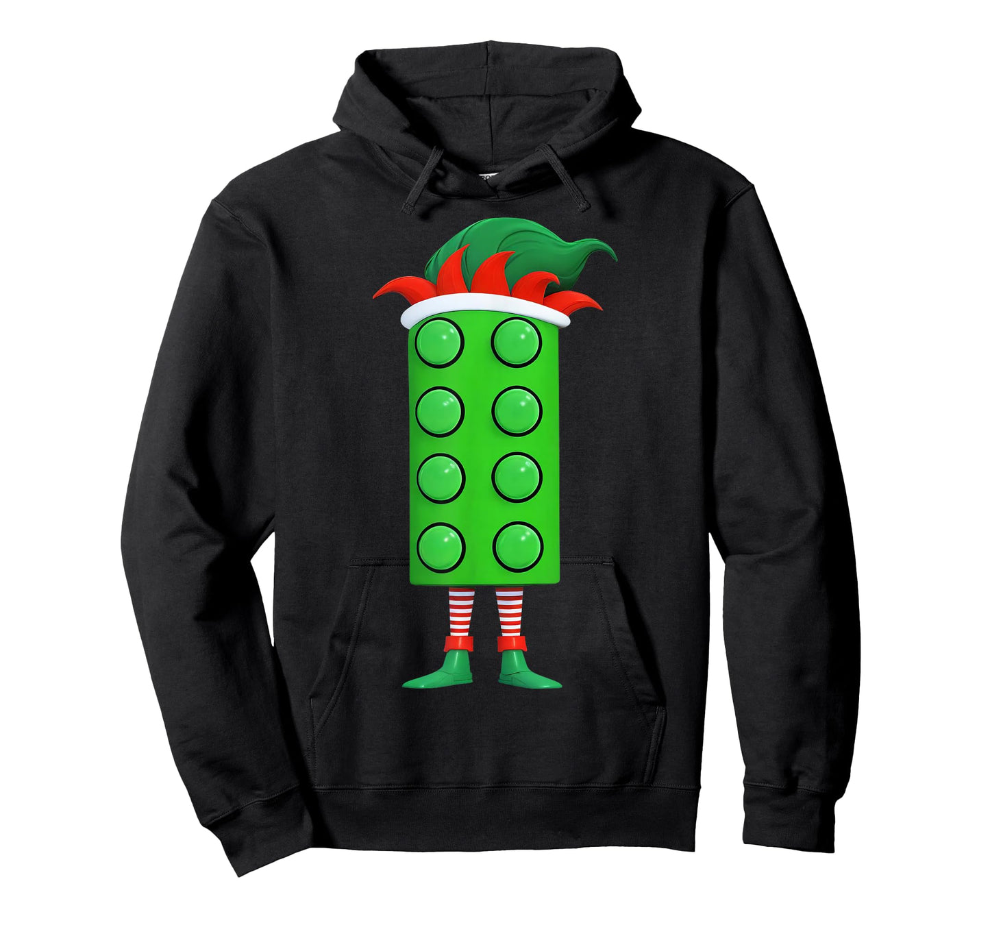 Christmas ELF Block Brick Building Xmas Master Builder Kids T-Shirt
