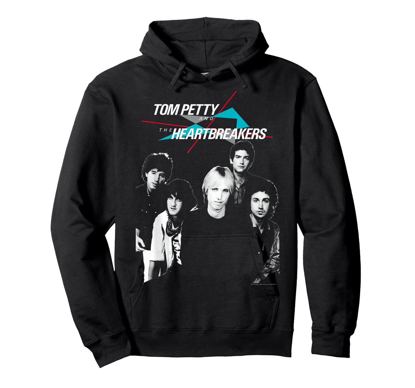 Tom Petty Women's Black Modern Music T-Shirt