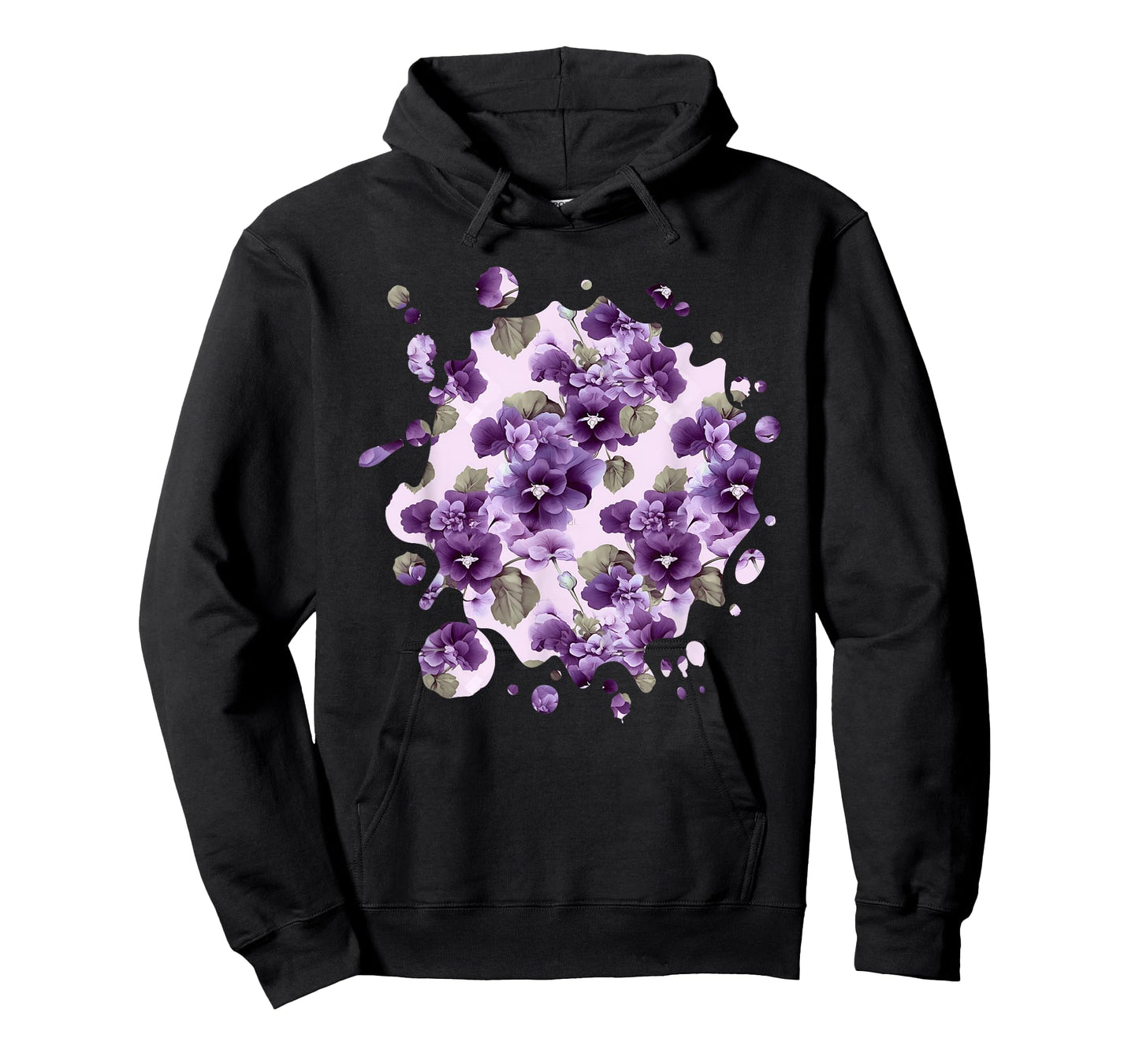 Cute African Violet Inspired Flower Plant Lover Gardener T-Shirt