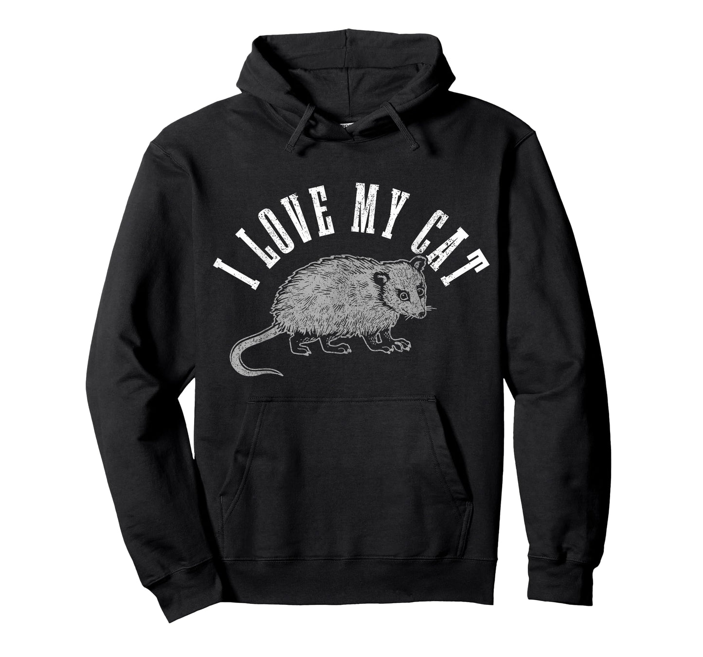 Opossum I Love My Cat Funny Opossum T-Shirt