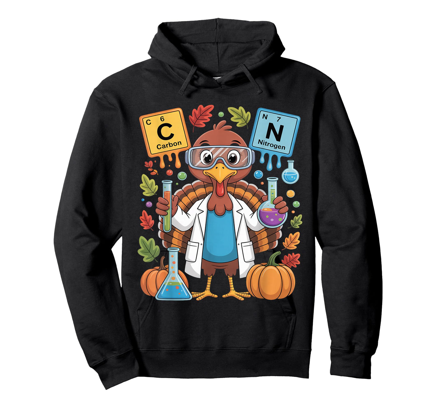 67 Chemistry Science Teacher Periodic Table Thanksgiving T-Shirt