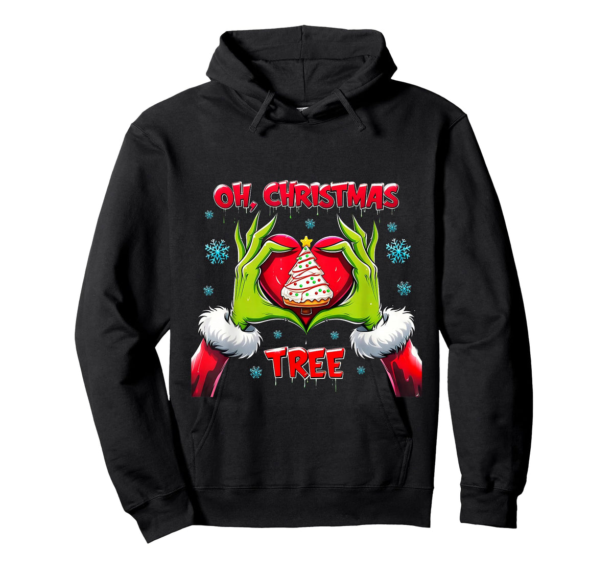 Oh Christmas Tree Debbie Cake Lovers Funny Holiday T-Shirt