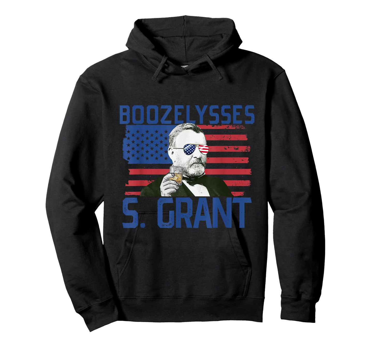 Boozelysses S. Grant 4th of July Drinking Ulysses Grant T-Shirt