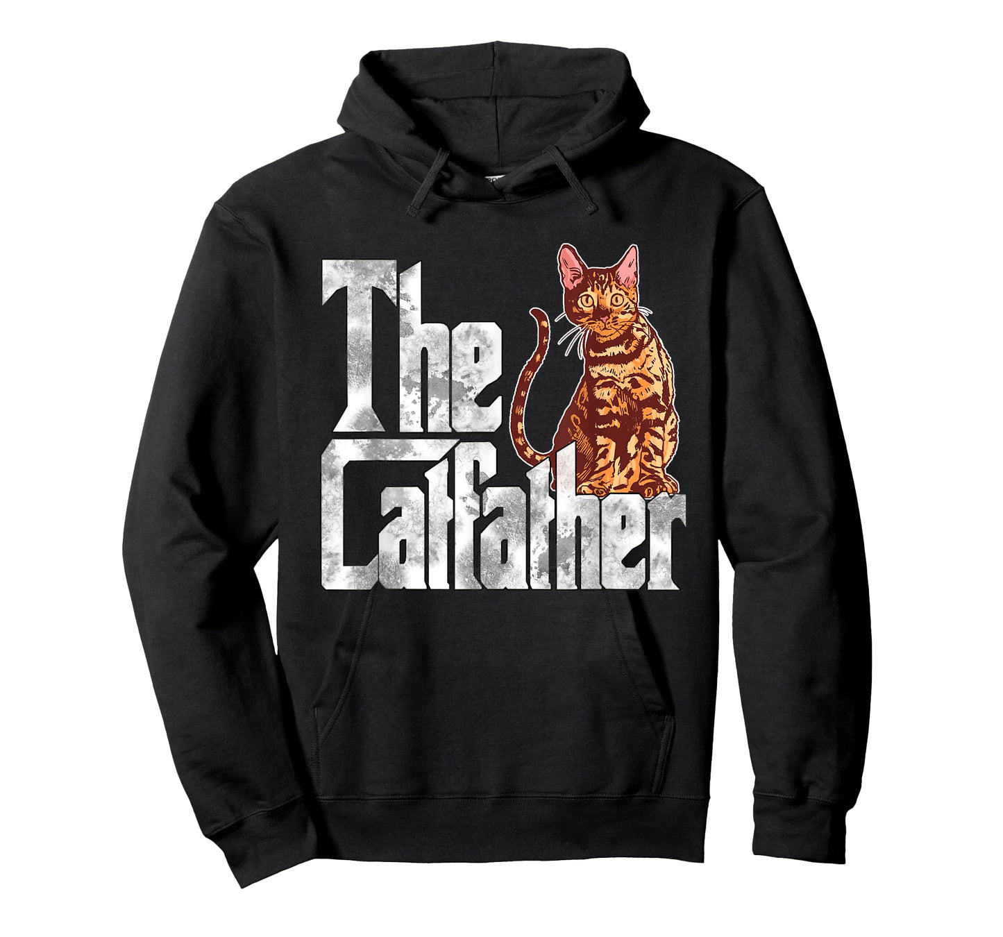 The Catfather Bengal Cat Father Mafia Whiskers Male Daddy T-Shirt
