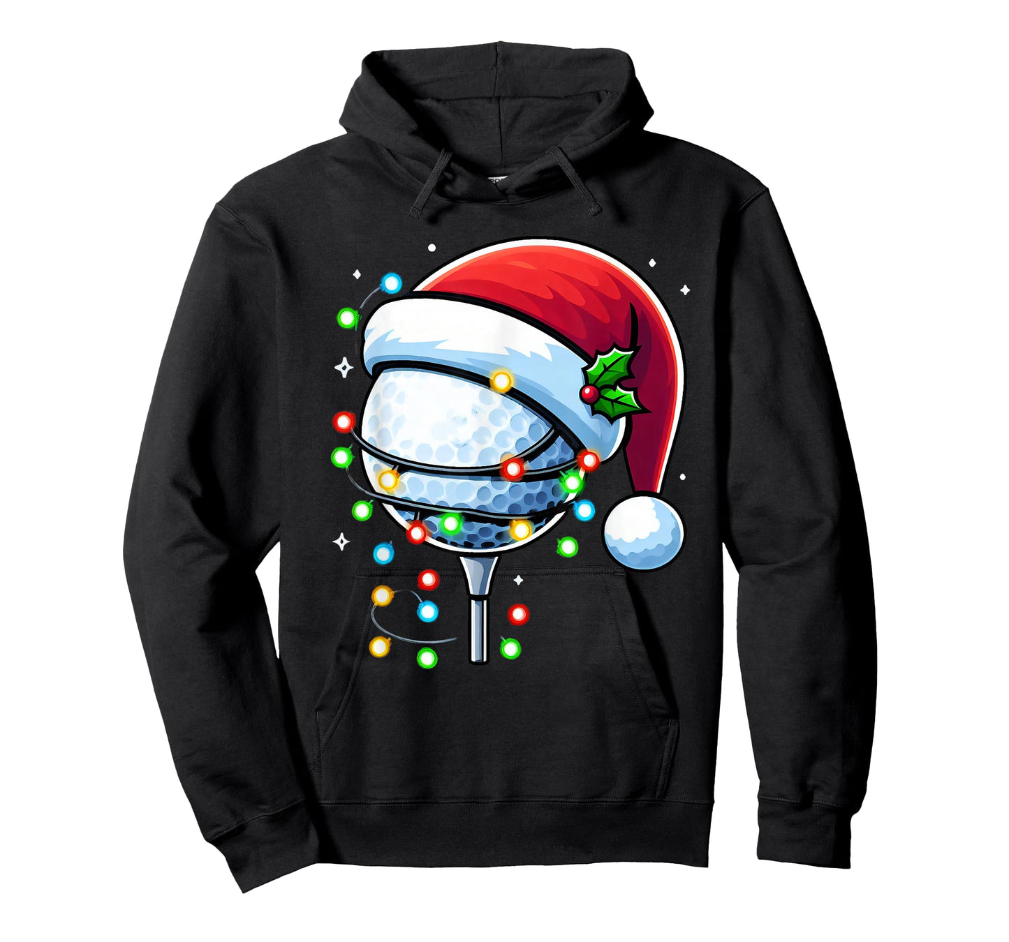 Christmas Golf Xmas Santa Golf Lover Men Boys Girls Kids T-Shirt