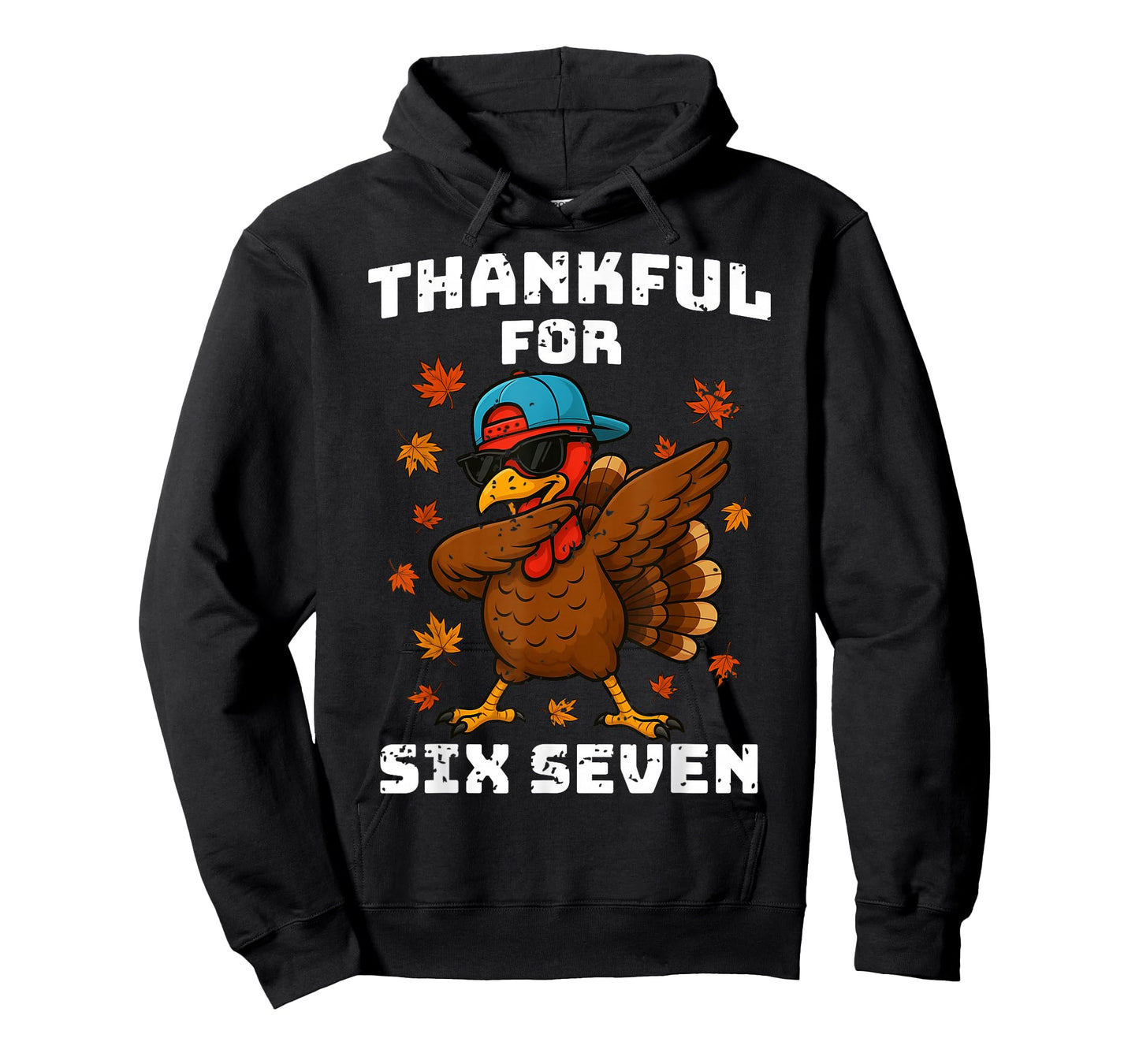 Thankful for Six Seven 6 7 Meme 67 Thanksgiving Turk Dabbing T-Shirt