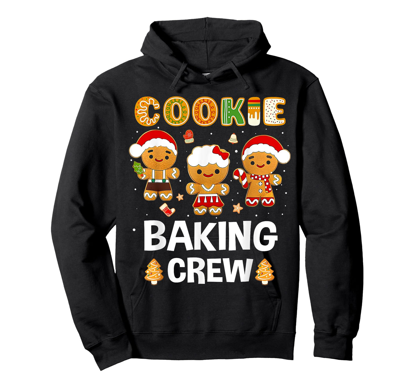 Cookie Baking Crew Christmas Santa Family Gingerbread Team T-Shirt