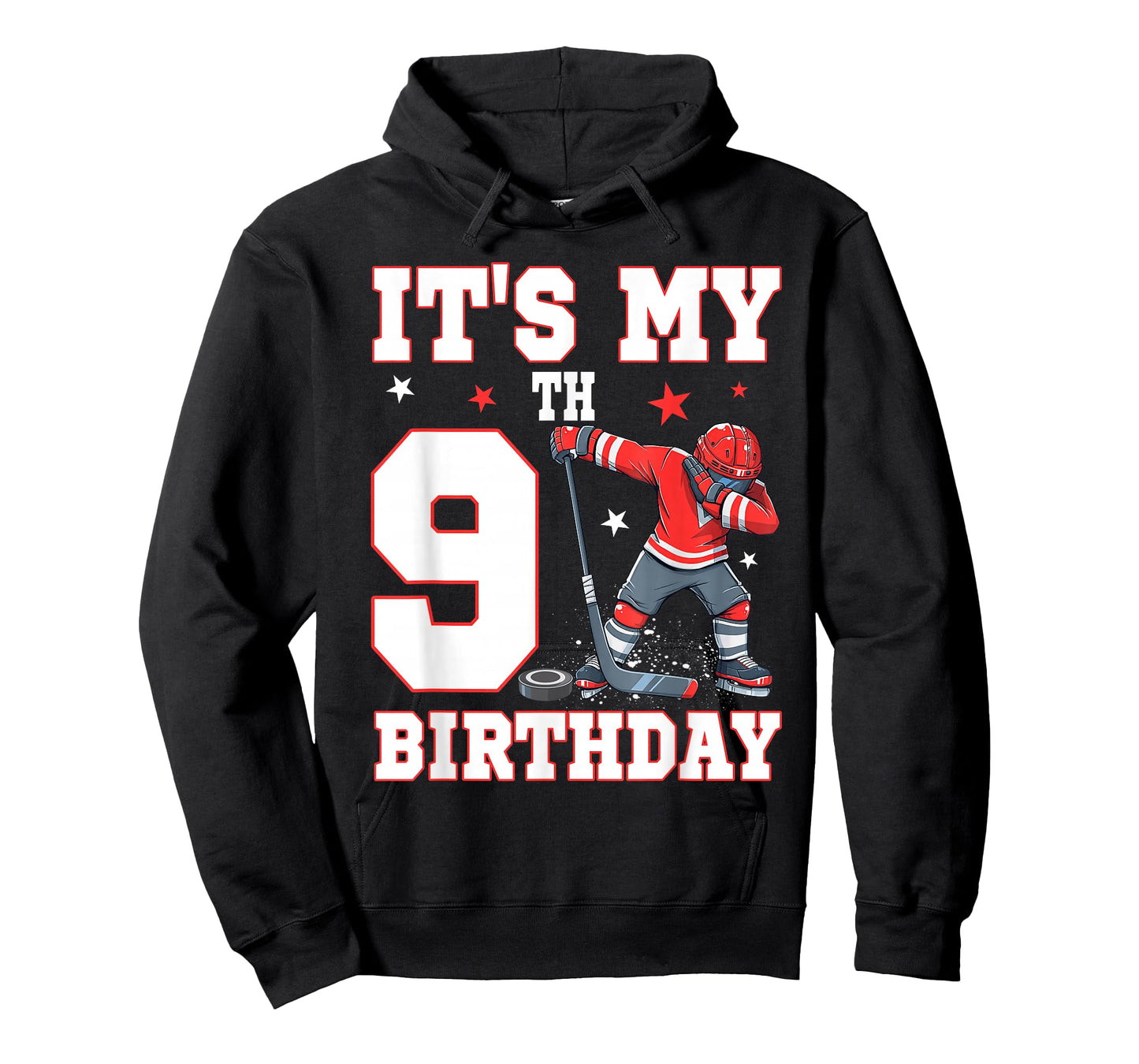 It's My 9th Birthday Boy Ice Hockey Dabbing 9 Year Old T-Shirt
