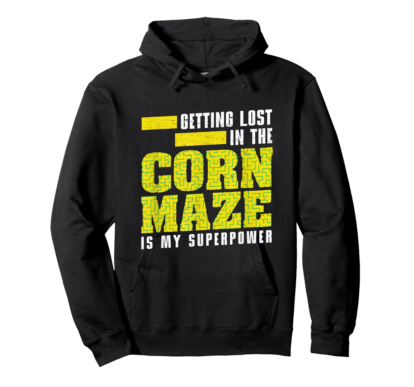 Corn Maze Getting Lost Is My Superpower Funny Harvest Season T-Shirt