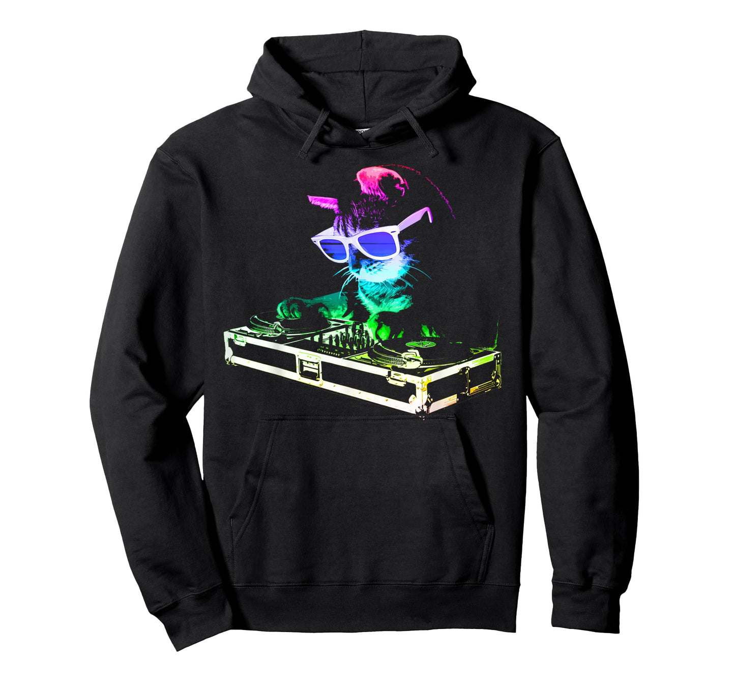 House CAT (Rainbow DJ Cat Kitty) T-Shirt Small