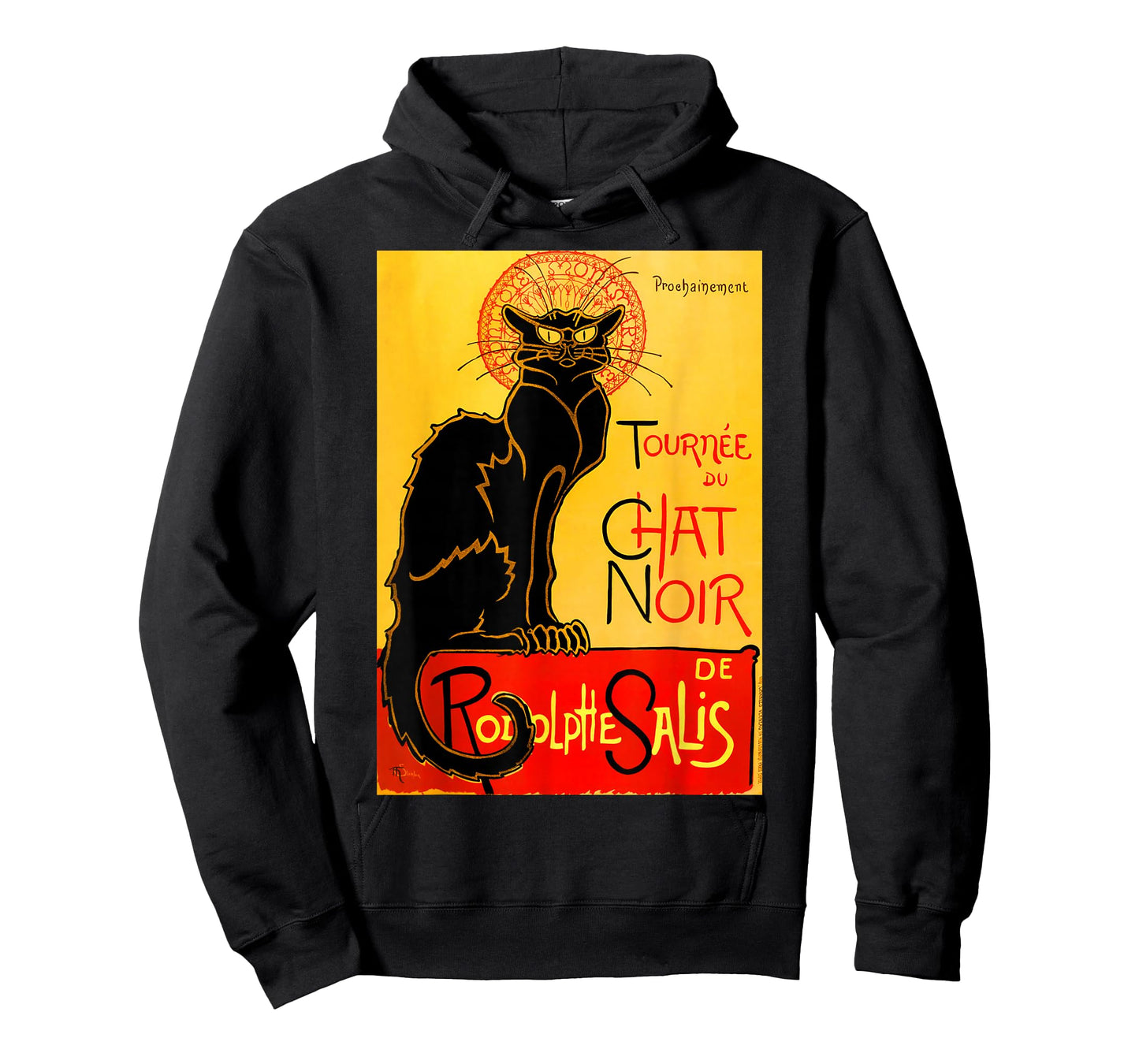 Le Chat Noir The Black Cat T Shirt Art Nouveau Cat Gift T-Shirt