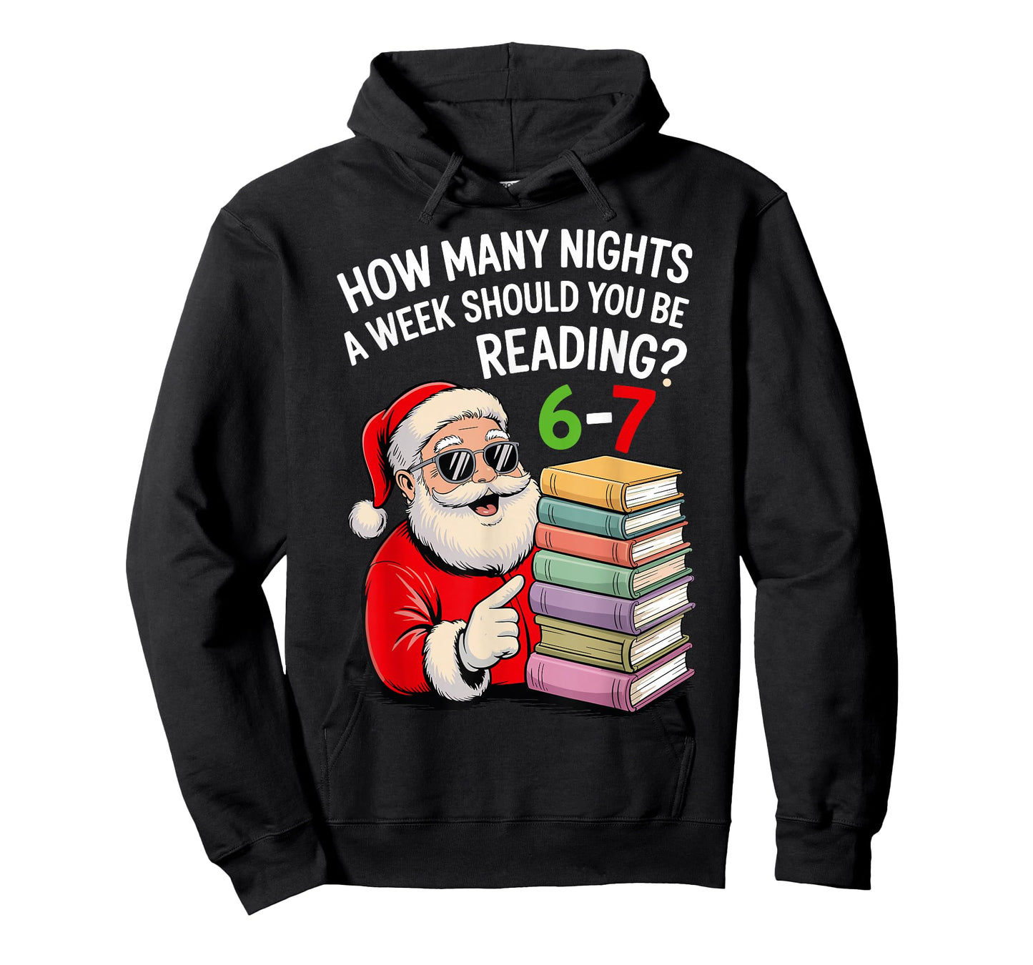 How Many Nights A Week Should You Be Reading 67 Christmas T-Shirt