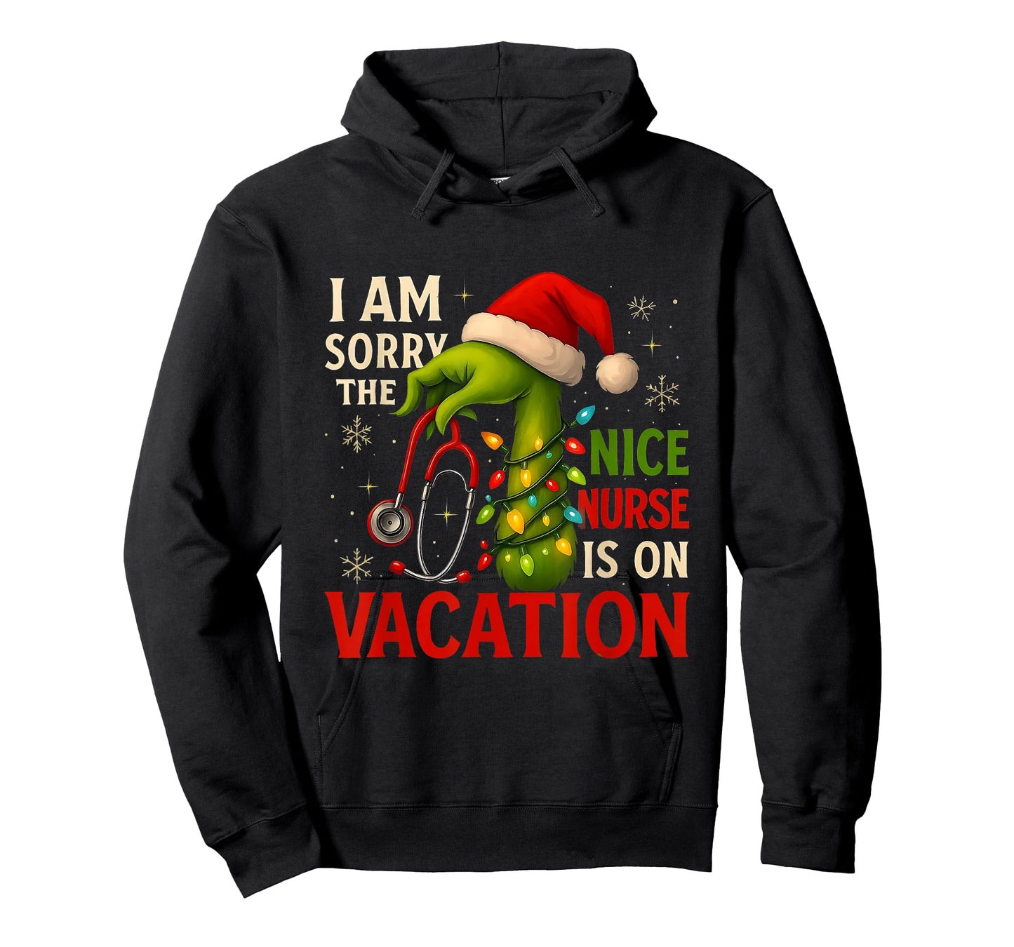 Christmas I Am Sorry The Niche Nurse Santa Hat Medical Funny T-Shirt