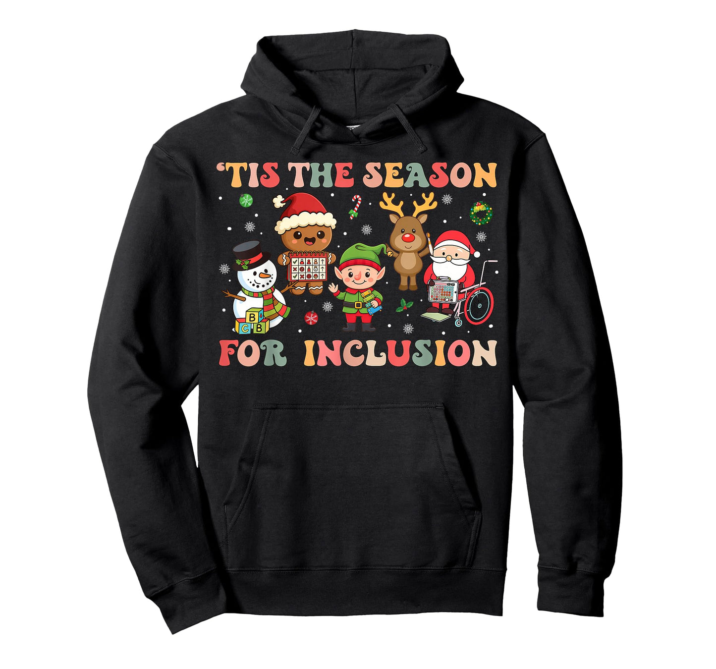 Tis The Season for Inclusion Christmas Sped Teacher T-Shirt