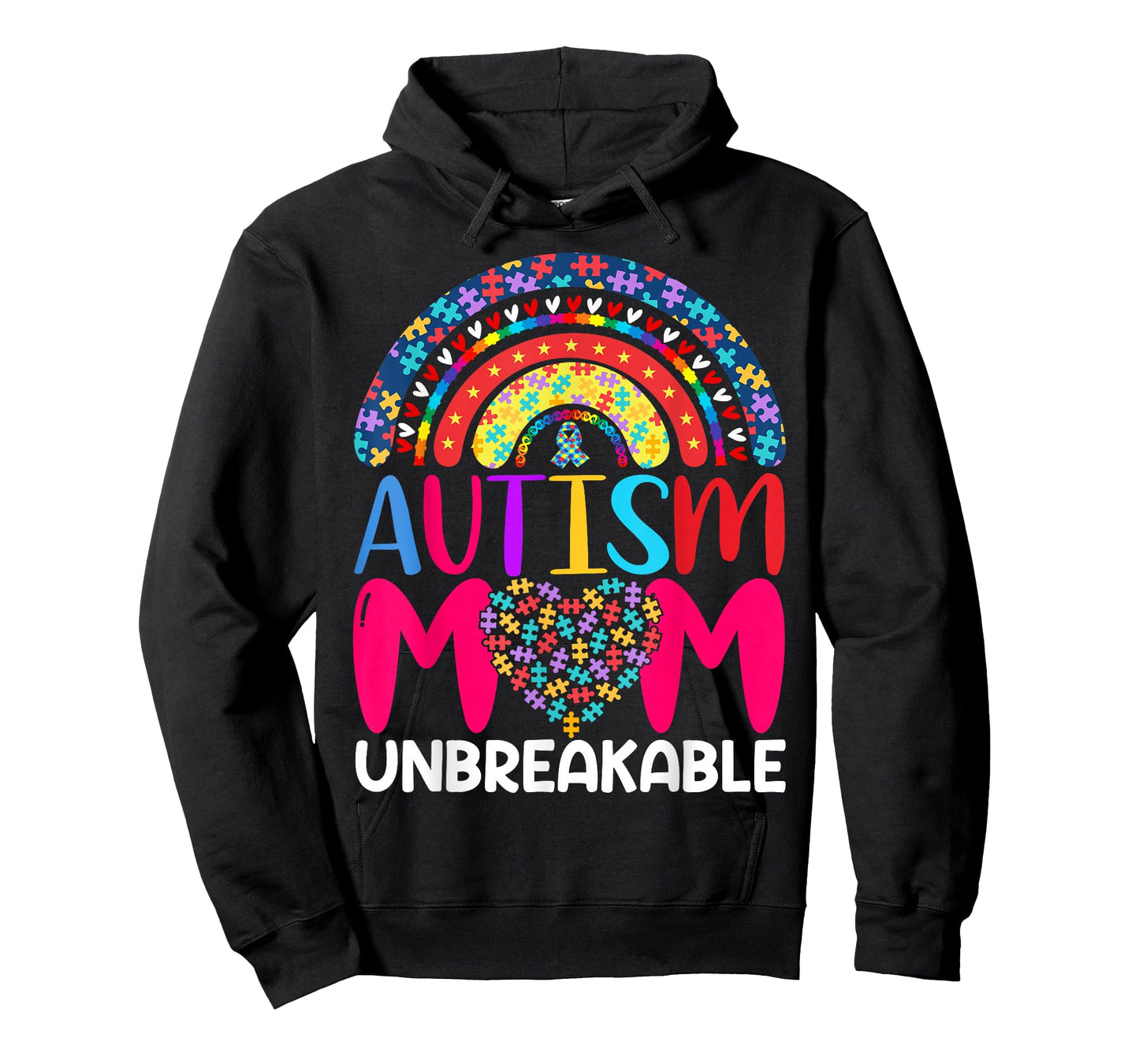 Autism Mom Unbreakable T-Shirt, Black