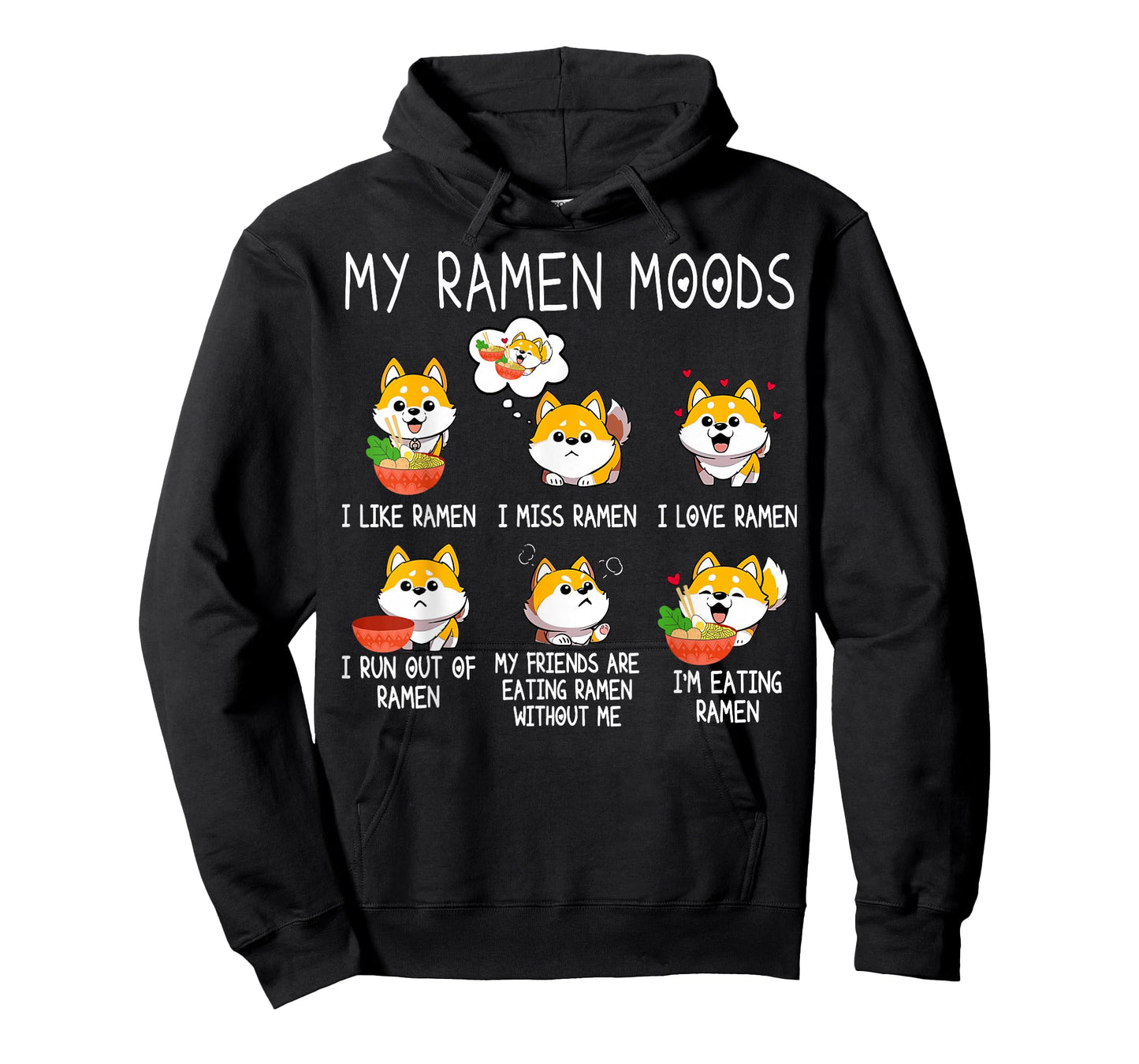 Ramen Shiba Inu Dog Lover Japanese Noodles for Men Women Kid T-Shirt