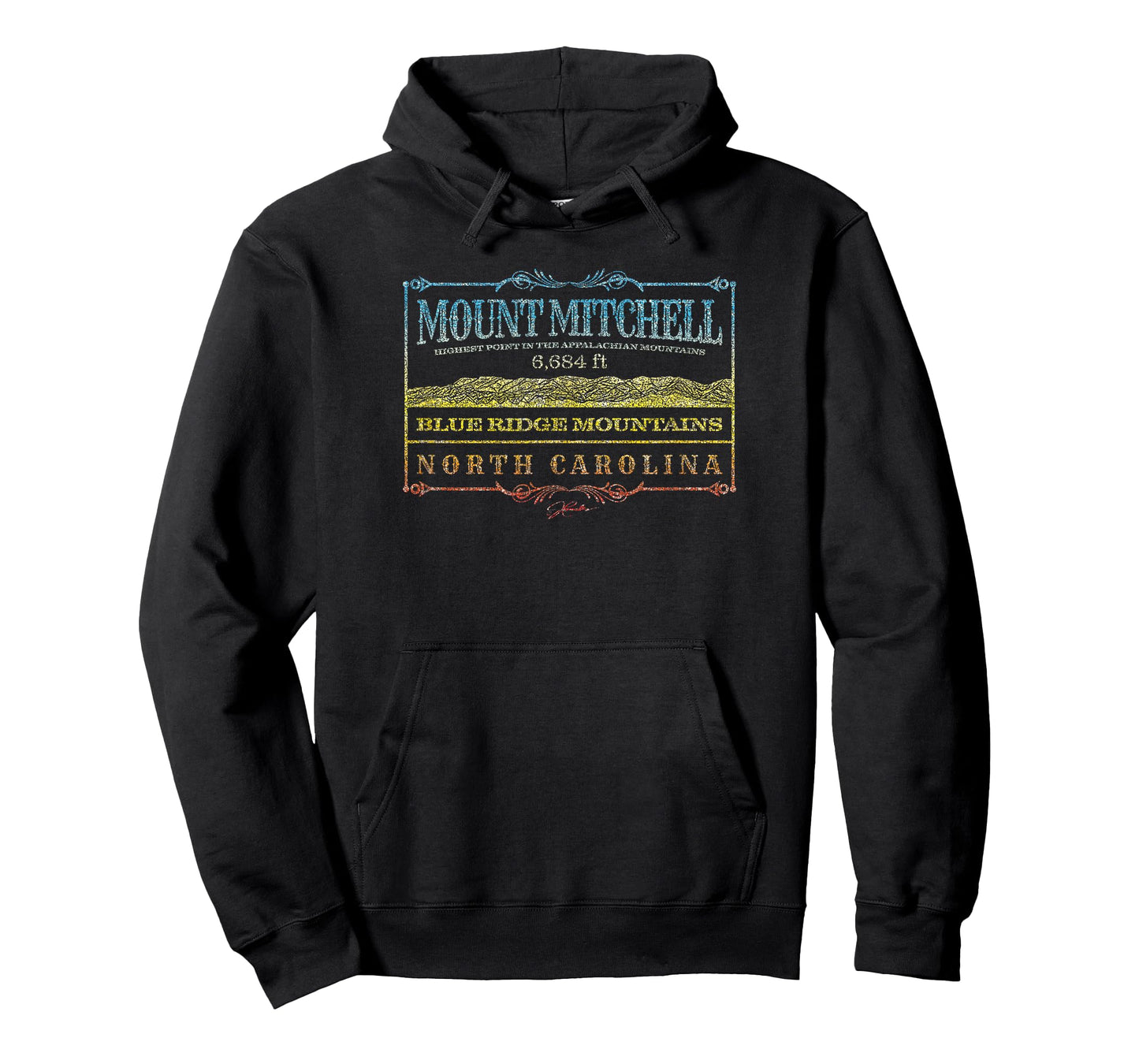 JCombs: Mount Mitchell, NC, Blue Ridge Mountains T-Shirt