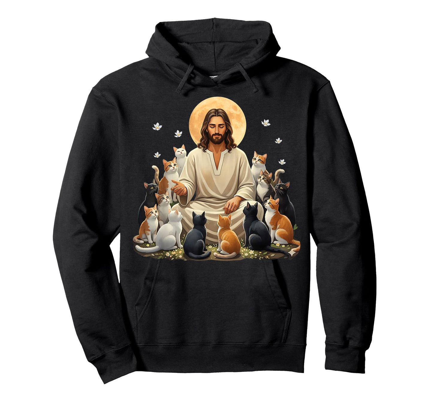 Cats and Jesus Christ Christian T-Shirt