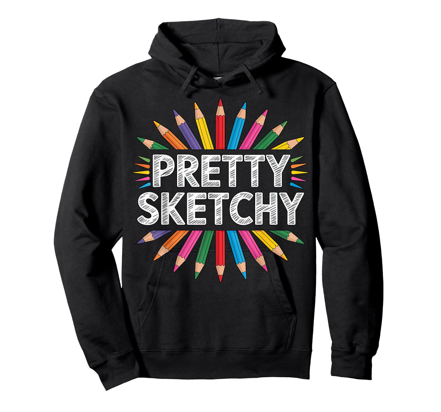 Pretty Sketchy Artist Art Teacher T-Shirt