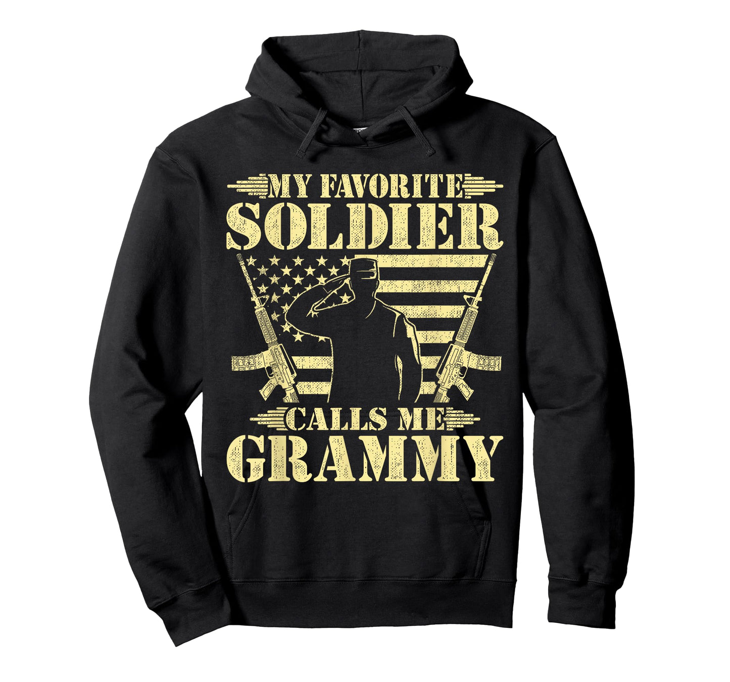 My Favorite Soldier Calls Me Grammy - Proud Military Grandma T-Shirt