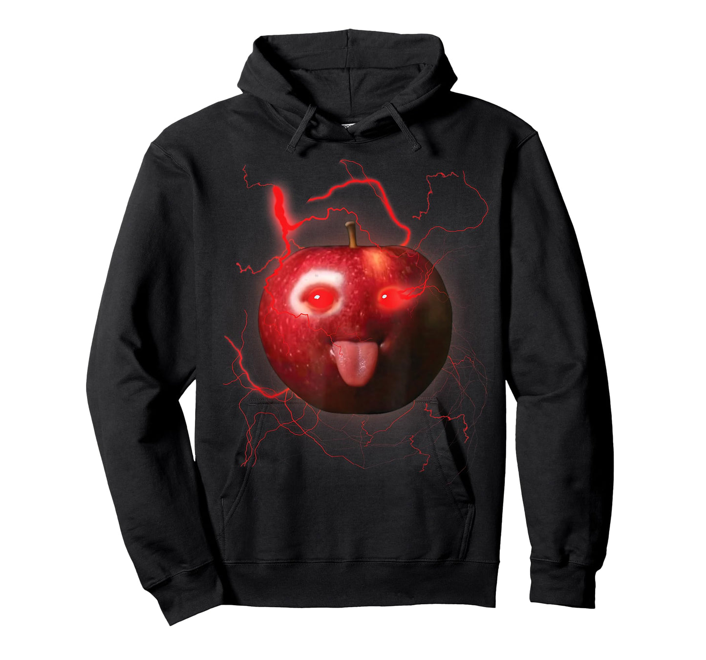 Funny Silly AI Apple gen z Meme BrainRot Humor Tongue Out T-Shirt