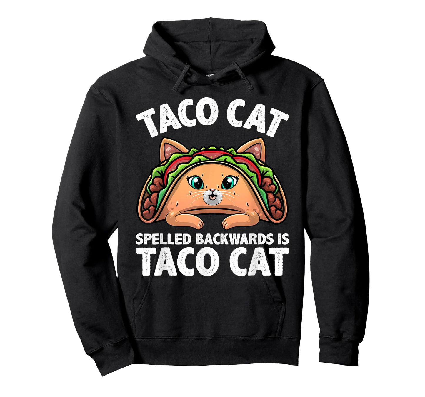 Cute Taco Cat Design For Men Women Kids Taco Mexican Food T-Shirt