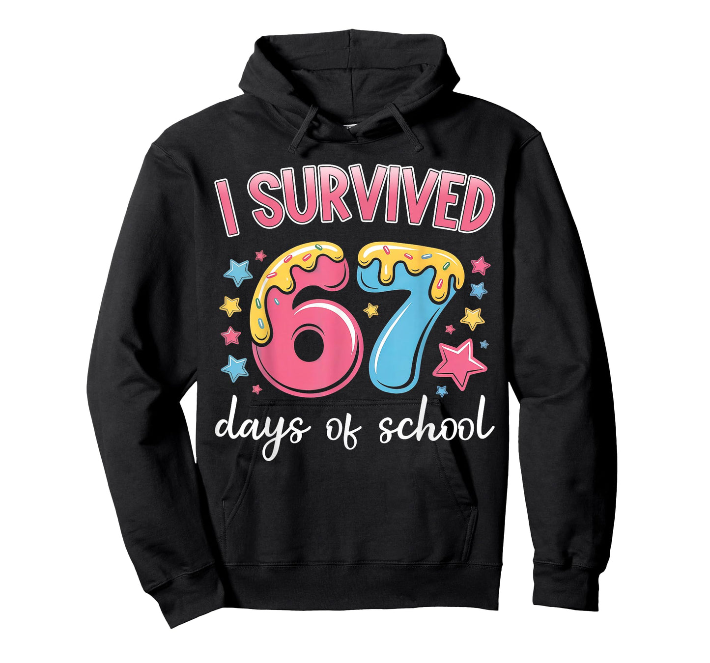 I Survived 67 Days of School Funny 67 Teachers Students Meme T-Shirt