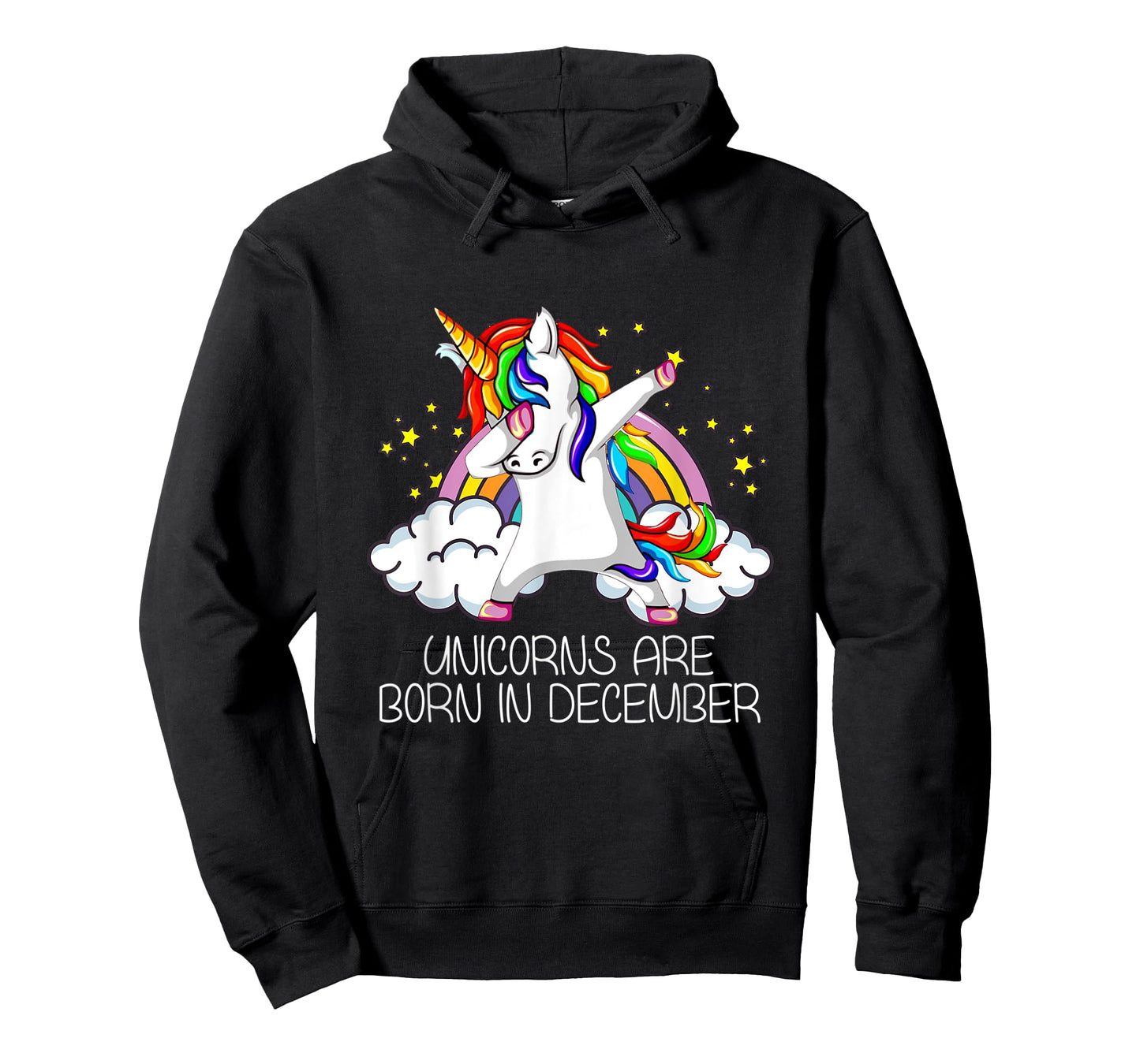 Dabbing Unicorn Girl Party Gift Unicorns Born in December T-Shirt