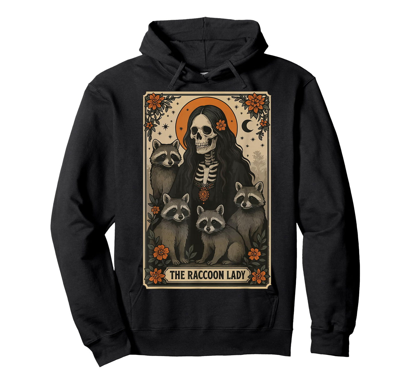 The Raccoon Lady Tarot Card T-Shirt