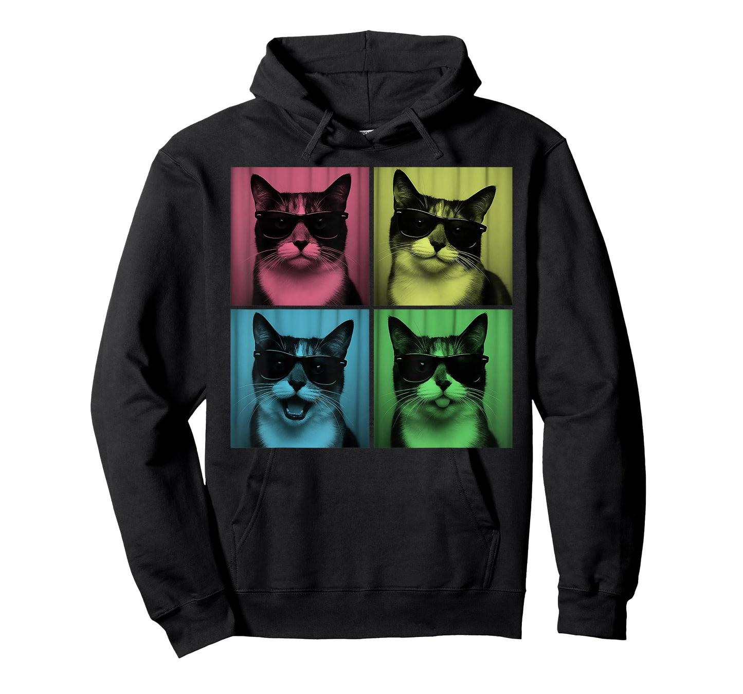 Funny Calico Cat Lover Cute Pop Art Photo Booth T-Shirt