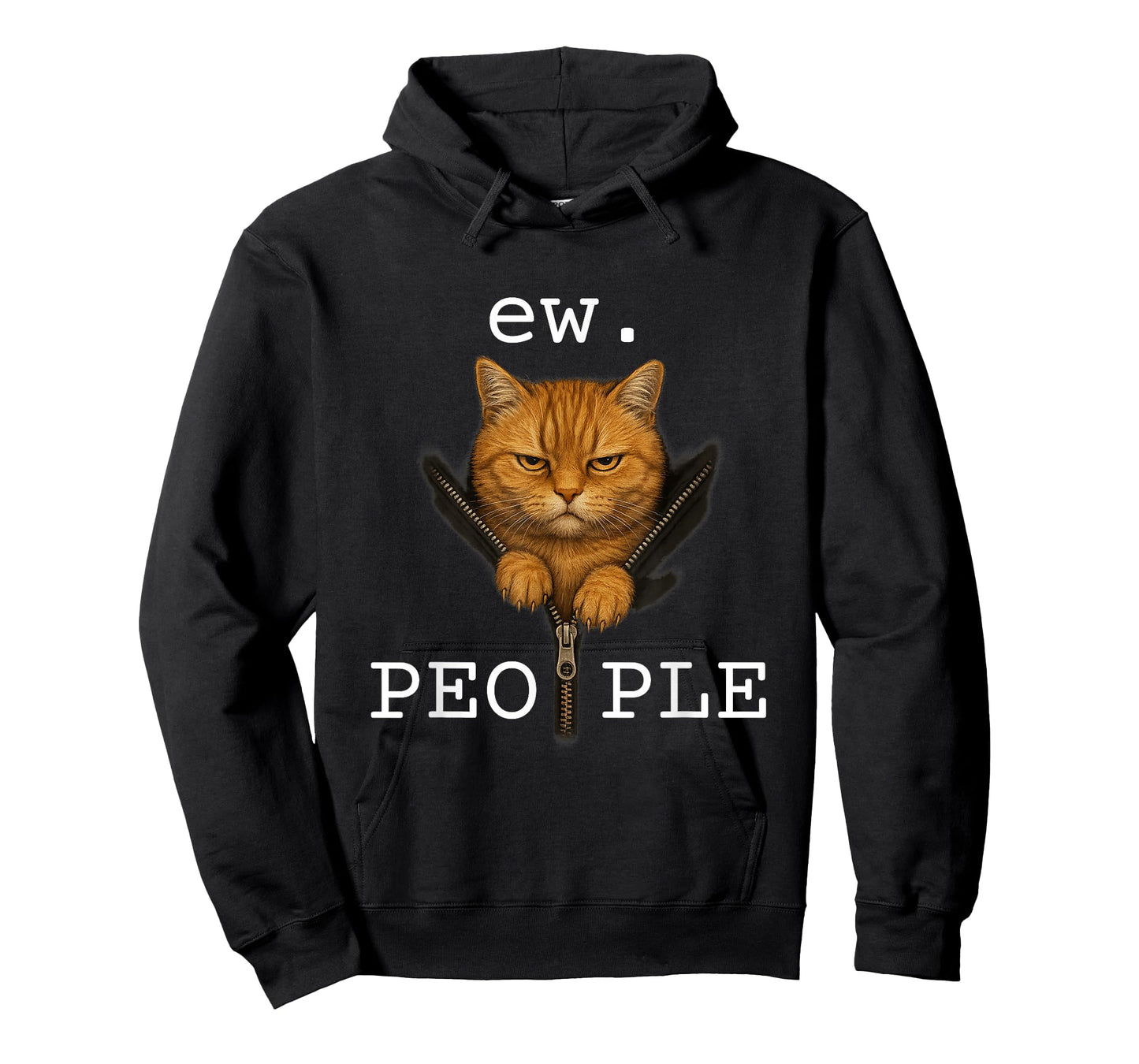 Funny Cat Shirts - Ew People Tabby Cat T-Shirt