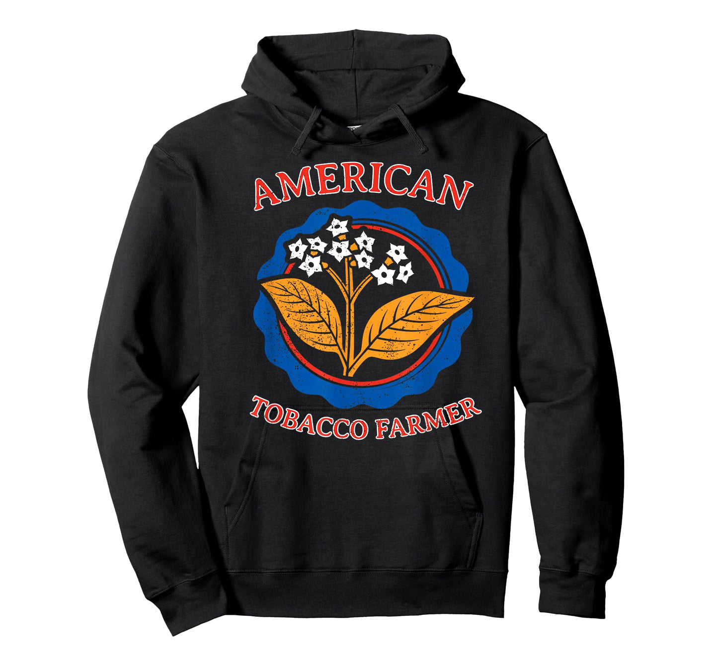 American Tobacco Farmer Leaf Grower Weed Agriculture Farming T-Shirt