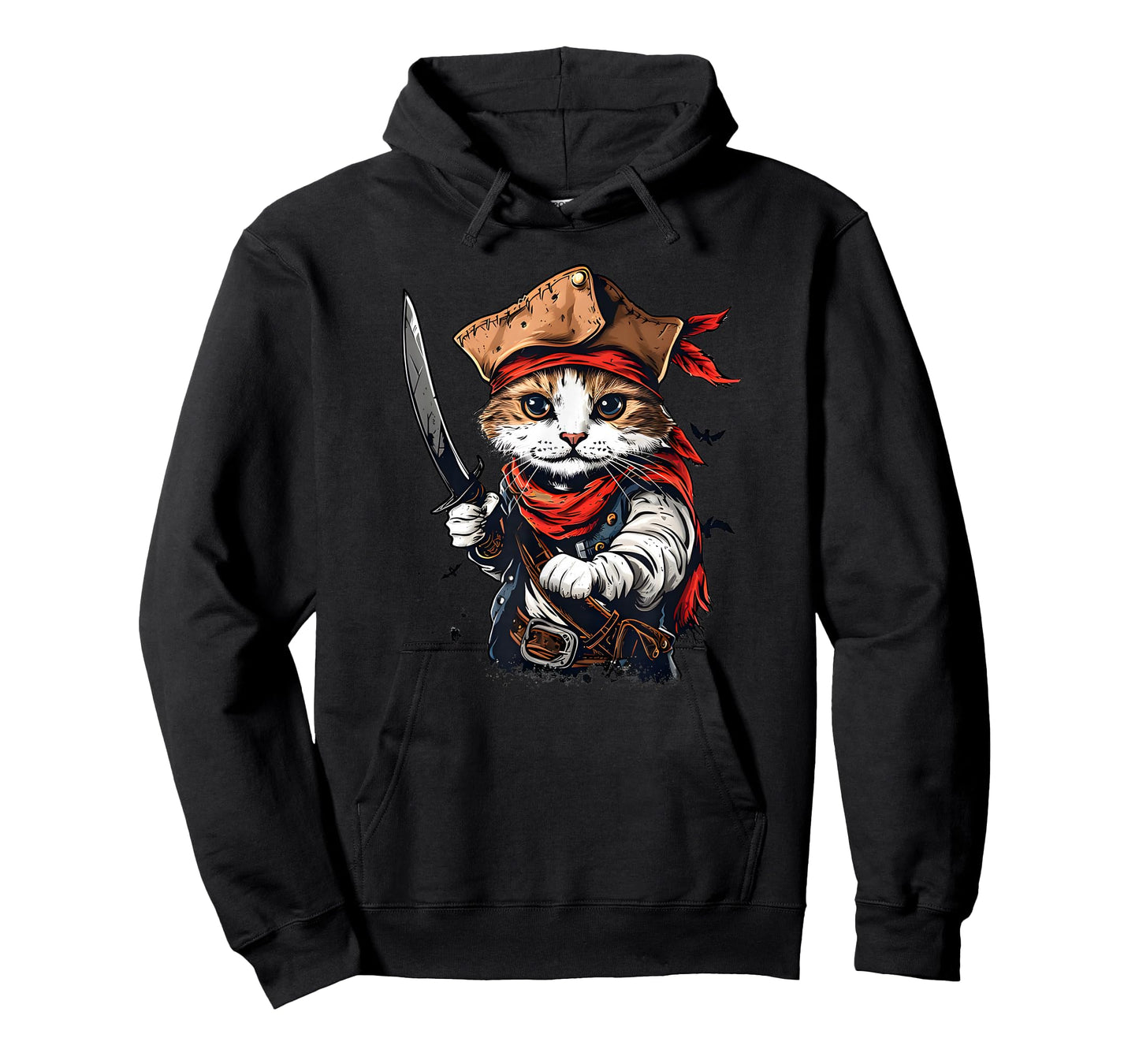 Swashbuckling Pirate Cat Voyage - Unleash Your Kitty's Inner Men Women Kids T-Shirt