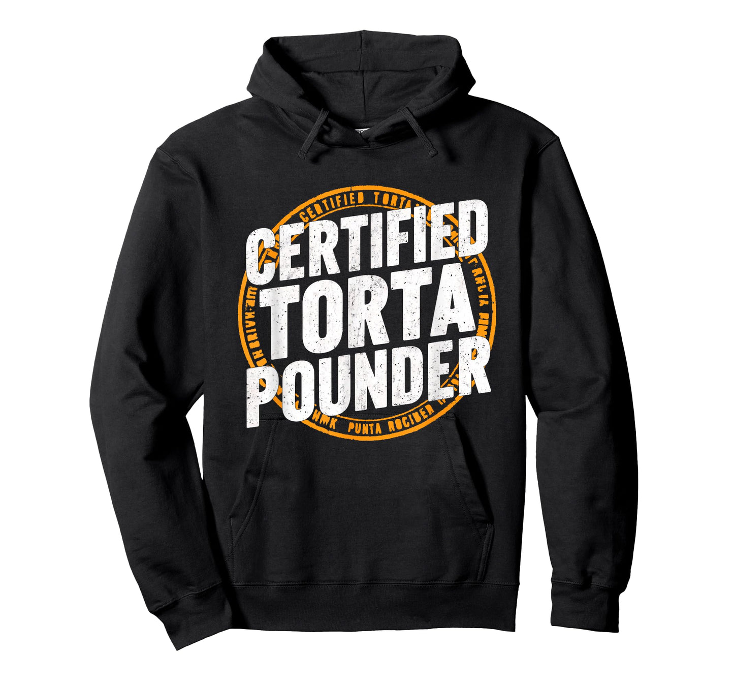 Certified Torta Pounder Cool Stamp Look Design T-Shirt